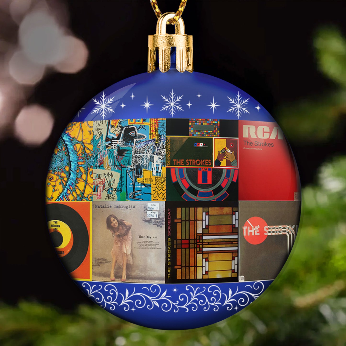 The Strokes Ball Ornament – Indie Rock Energy for the Holidays