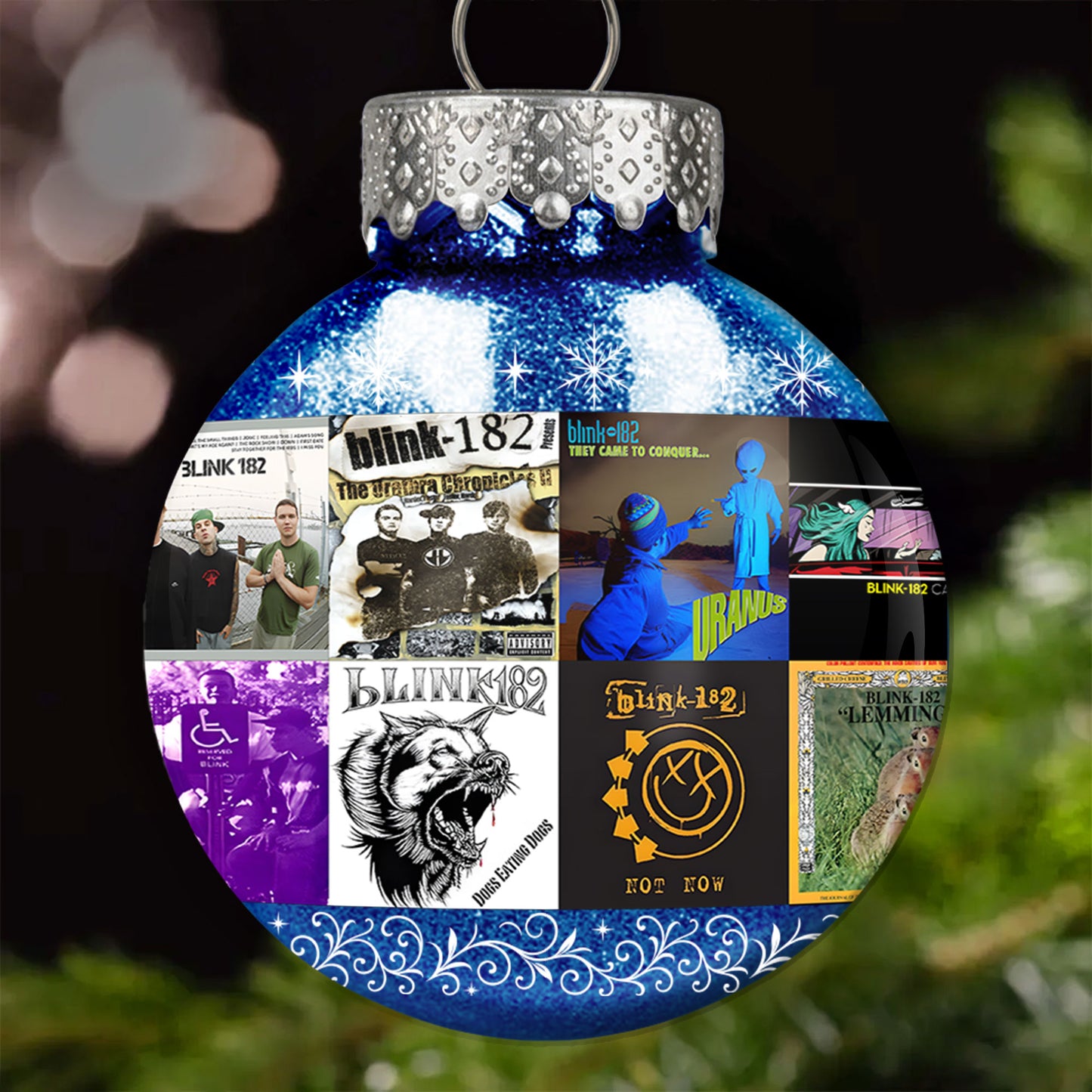 Blink-182 Ball Ornament – A Pop-Punk Holiday for the Young at Heart