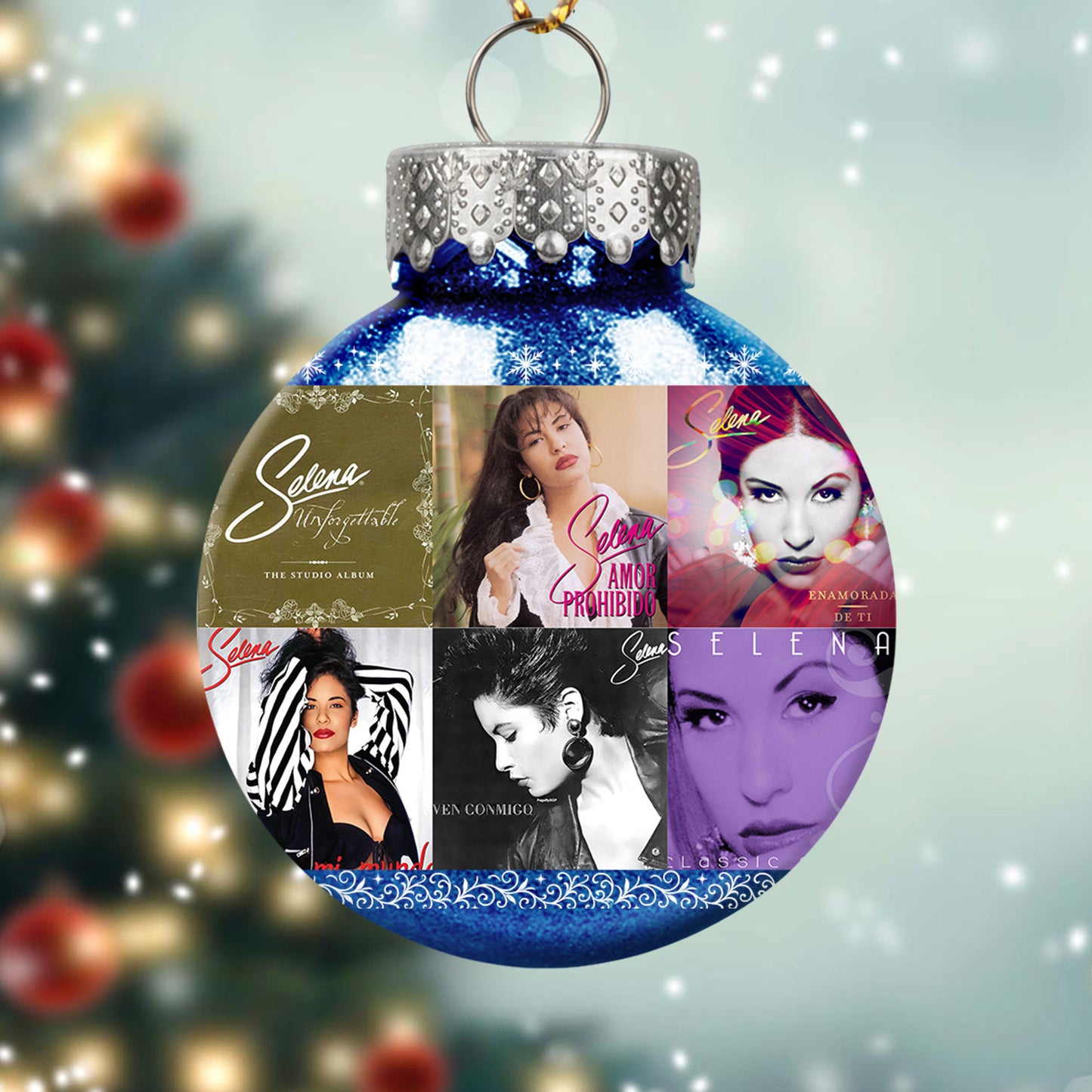 Selena Ball Ornament – A Heartfelt Christmas Gift for True Fans