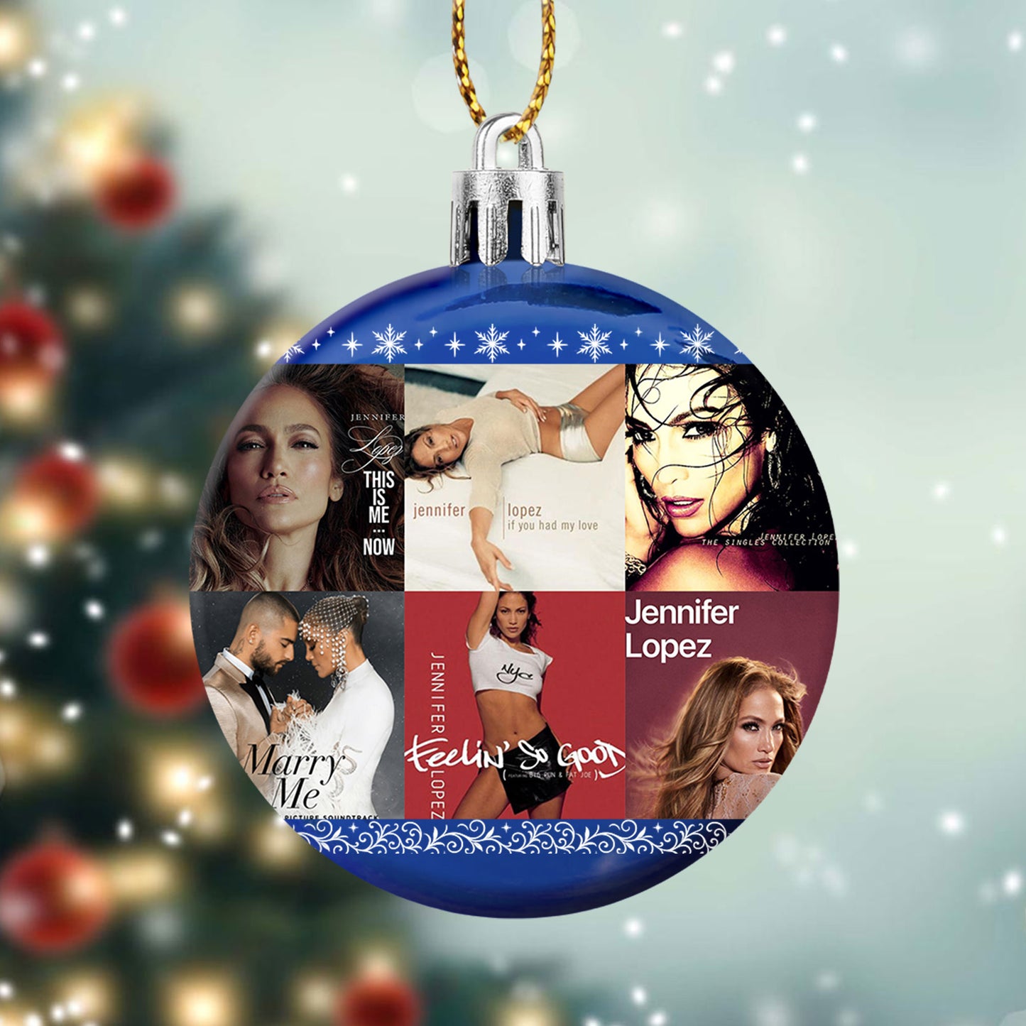 Jennifer Lopez Ball Ornament – Shine Bright with Pop Glamour