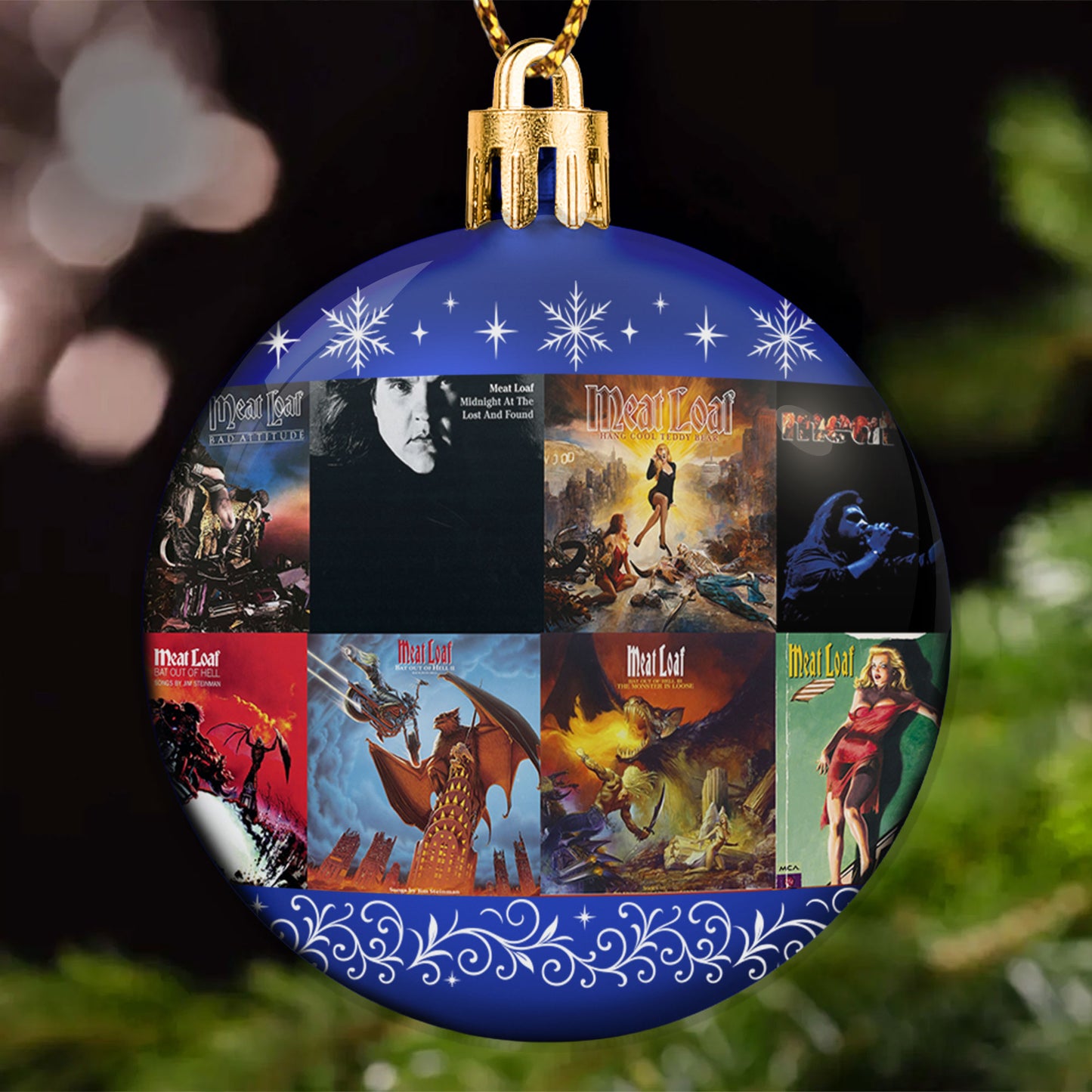 Meat Loaf Ball Ornament – Theatrical Rock Icon