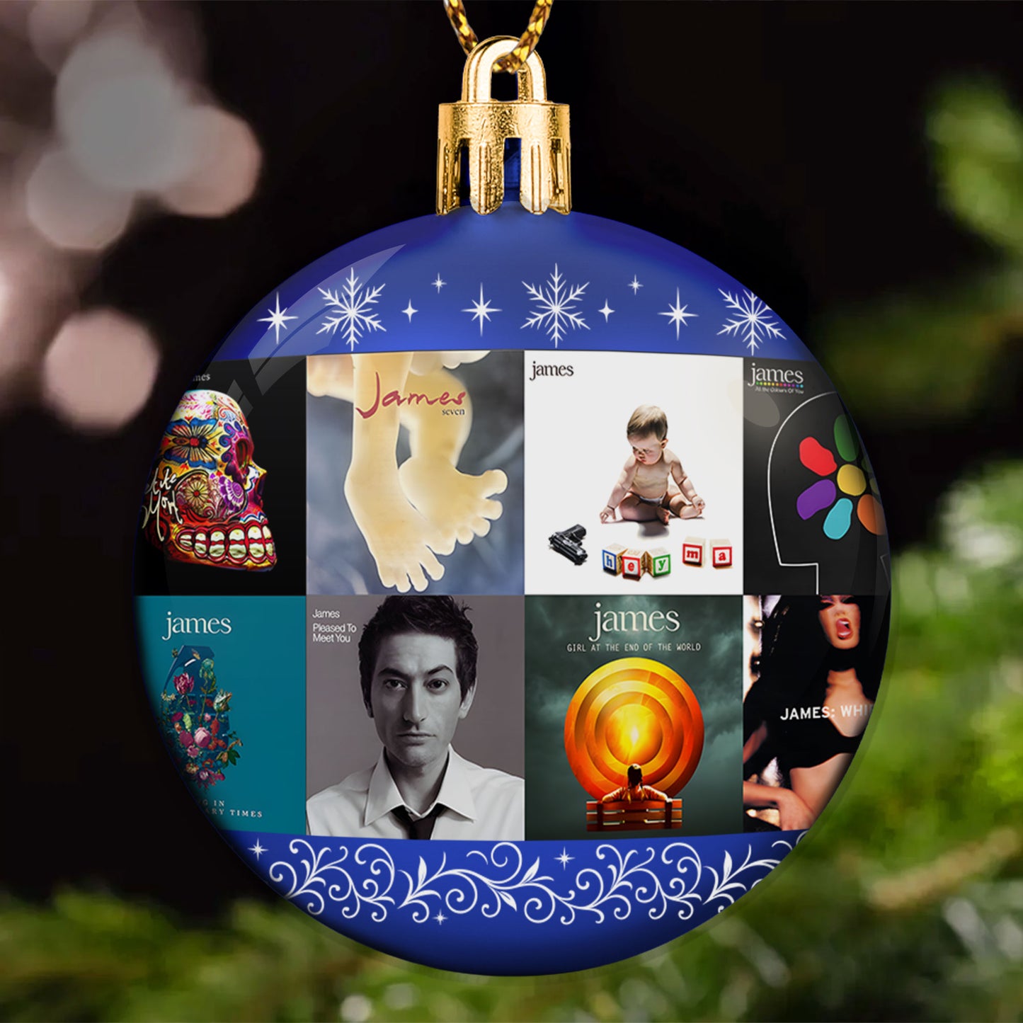 James Band Ball Ornament – Indie Rock Icons Collection