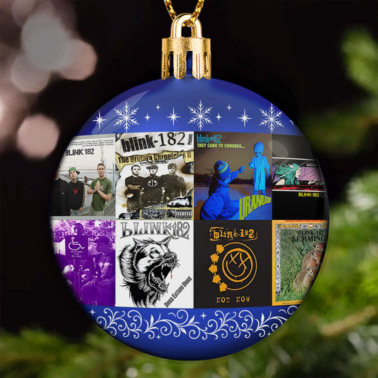 Blink-182 Ball Ornament – A Pop-Punk Holiday for the Young at Heart