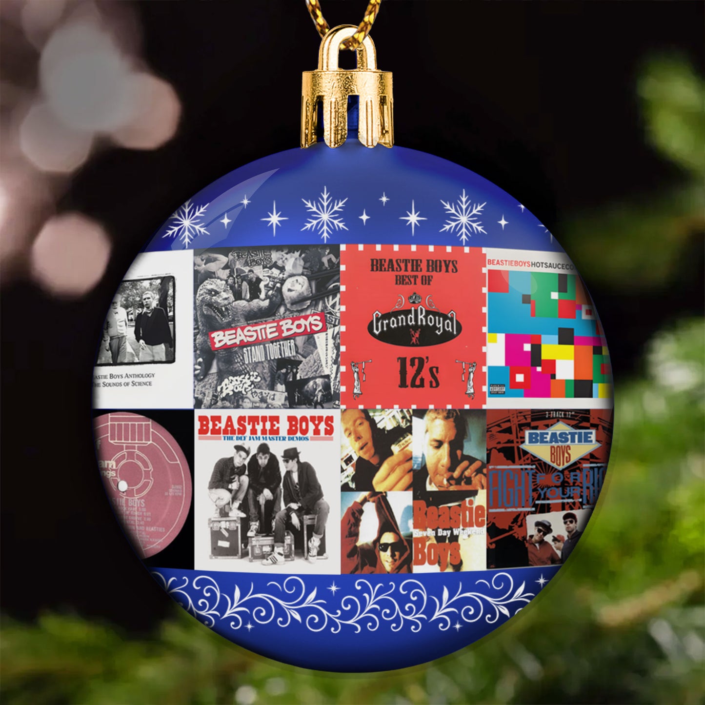 Beastie Boys Ball Ornament – A Classic Hip-Hop Twist for Your Holidays