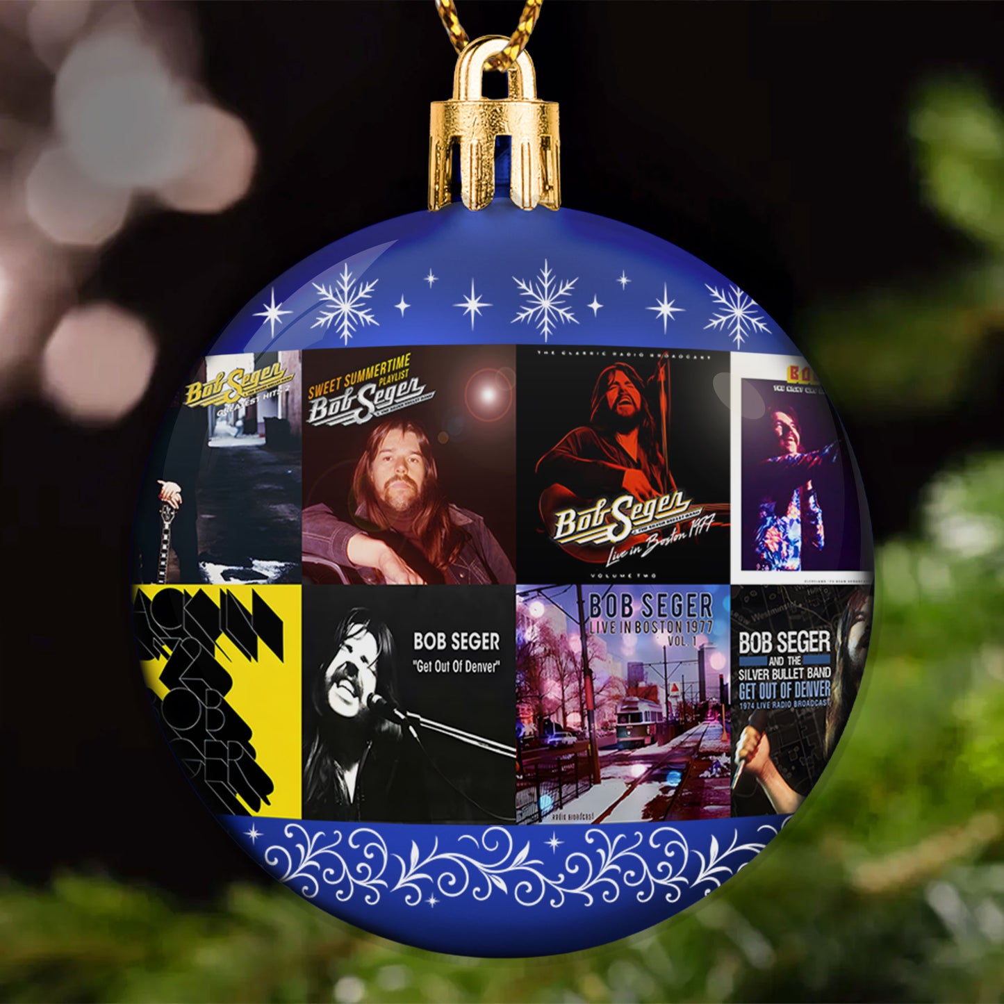 Bob Seger Ball Ornament – Classic Rock Spirit