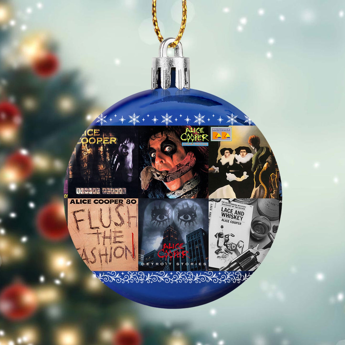 Alice Cooper Ball Ornament – Shock Rock Spirit for the Holidays