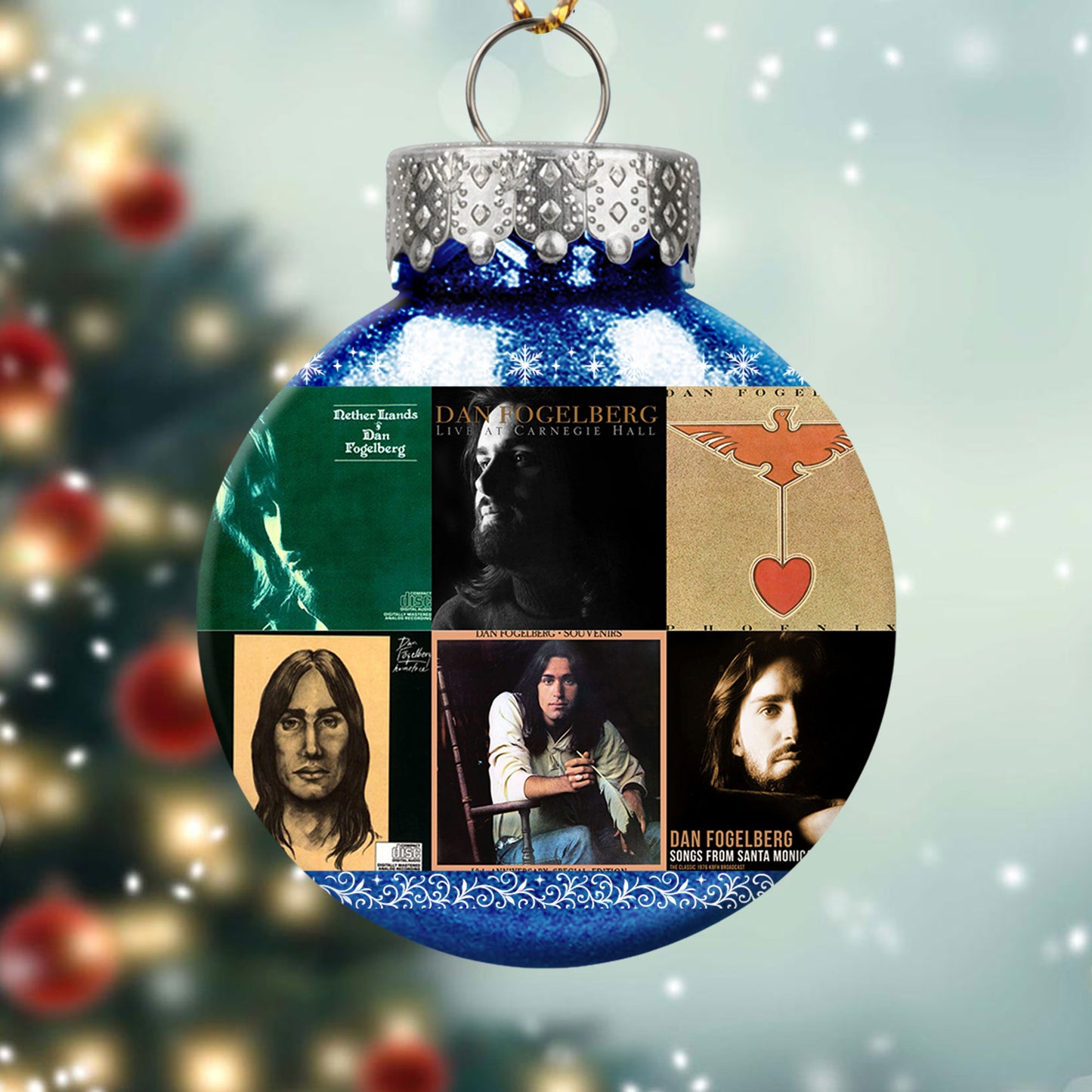 Dan Fogelberg Ball Ornament – Timeless Melodies for a Peaceful Christmas