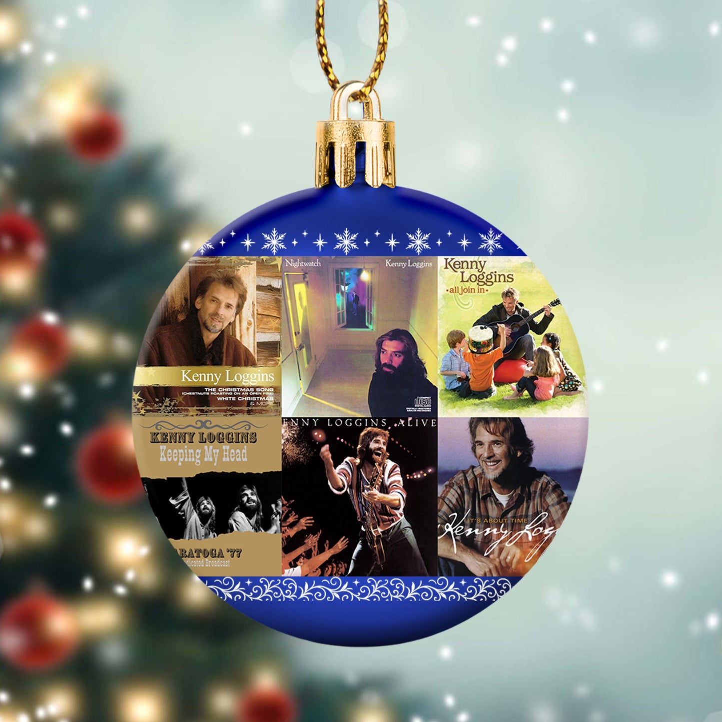 Kenny Loggins Ball Ornament – A Heartwarming Christmas Gift for Music Lovers
