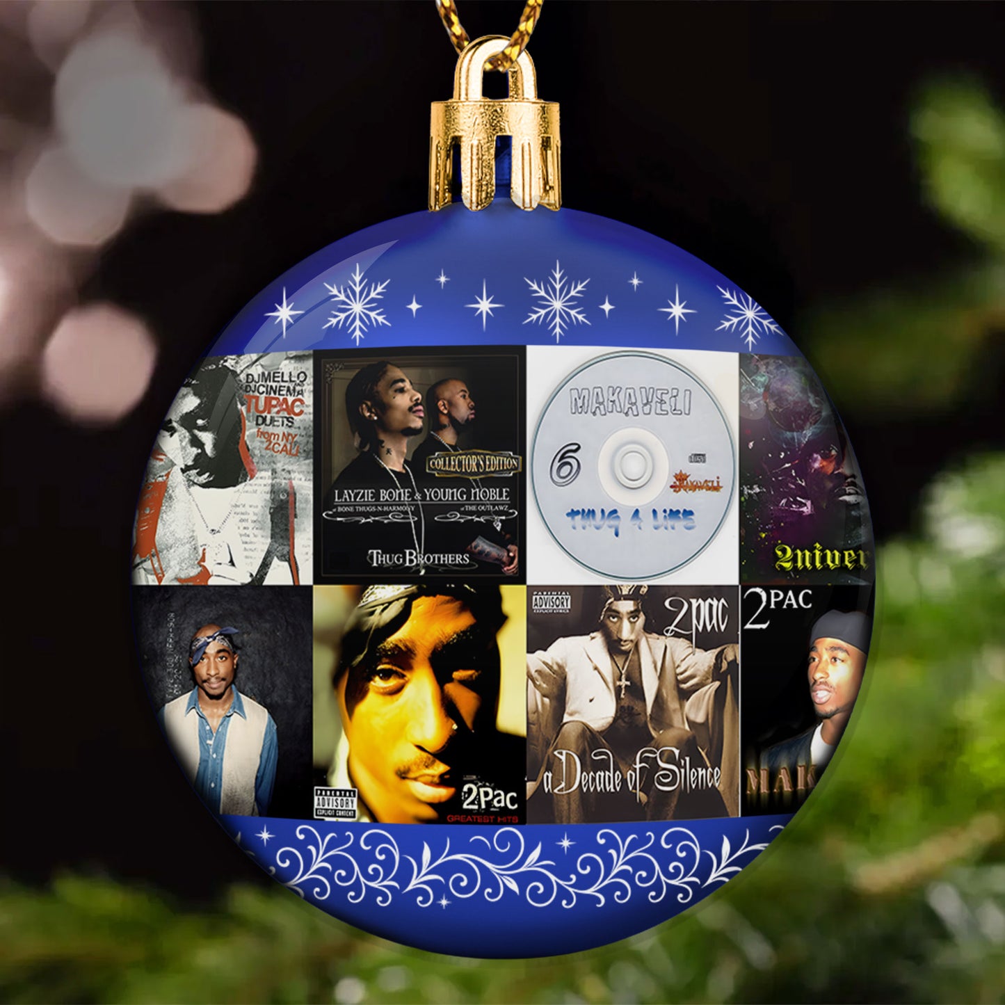 2Pac Ball Ornament – Legacy of Hip-Hop