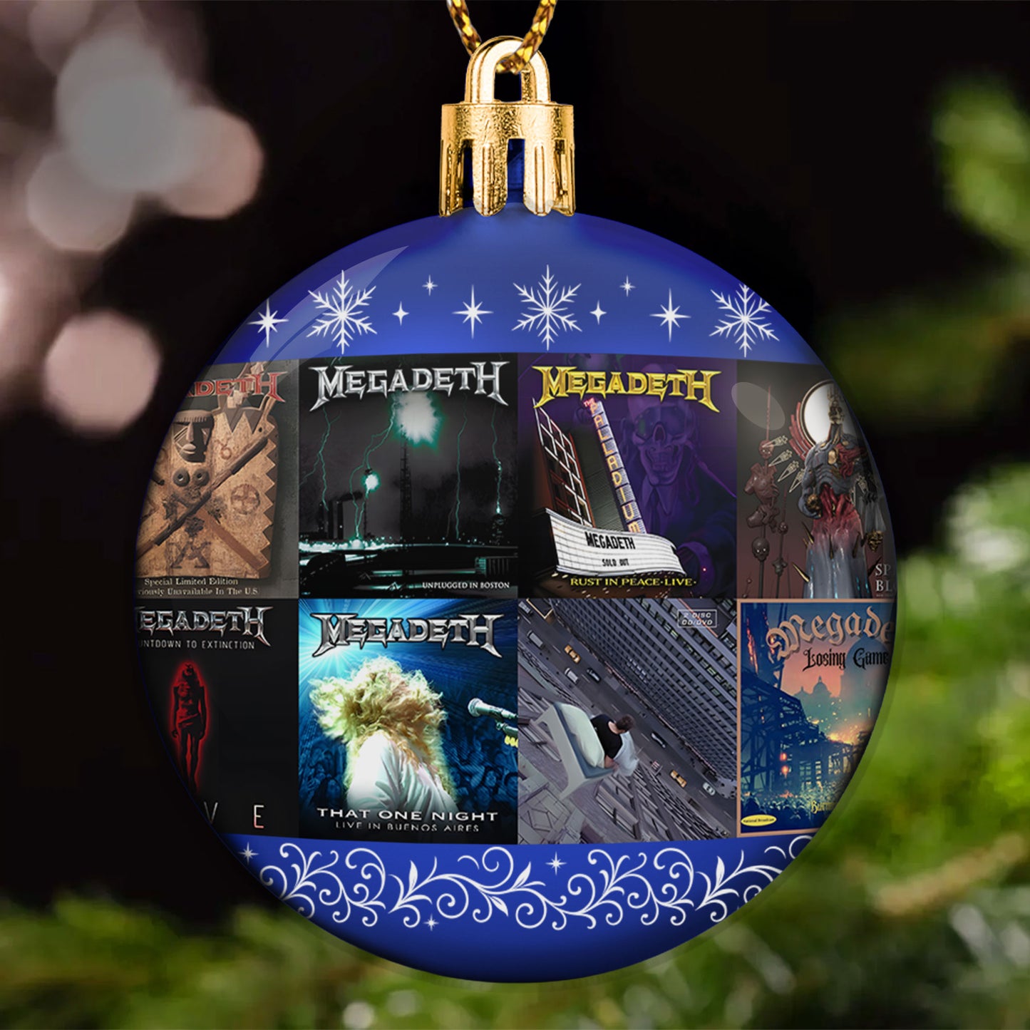 Megadeth Ball Ornament – A Heavy Metal Christmas Keepsake