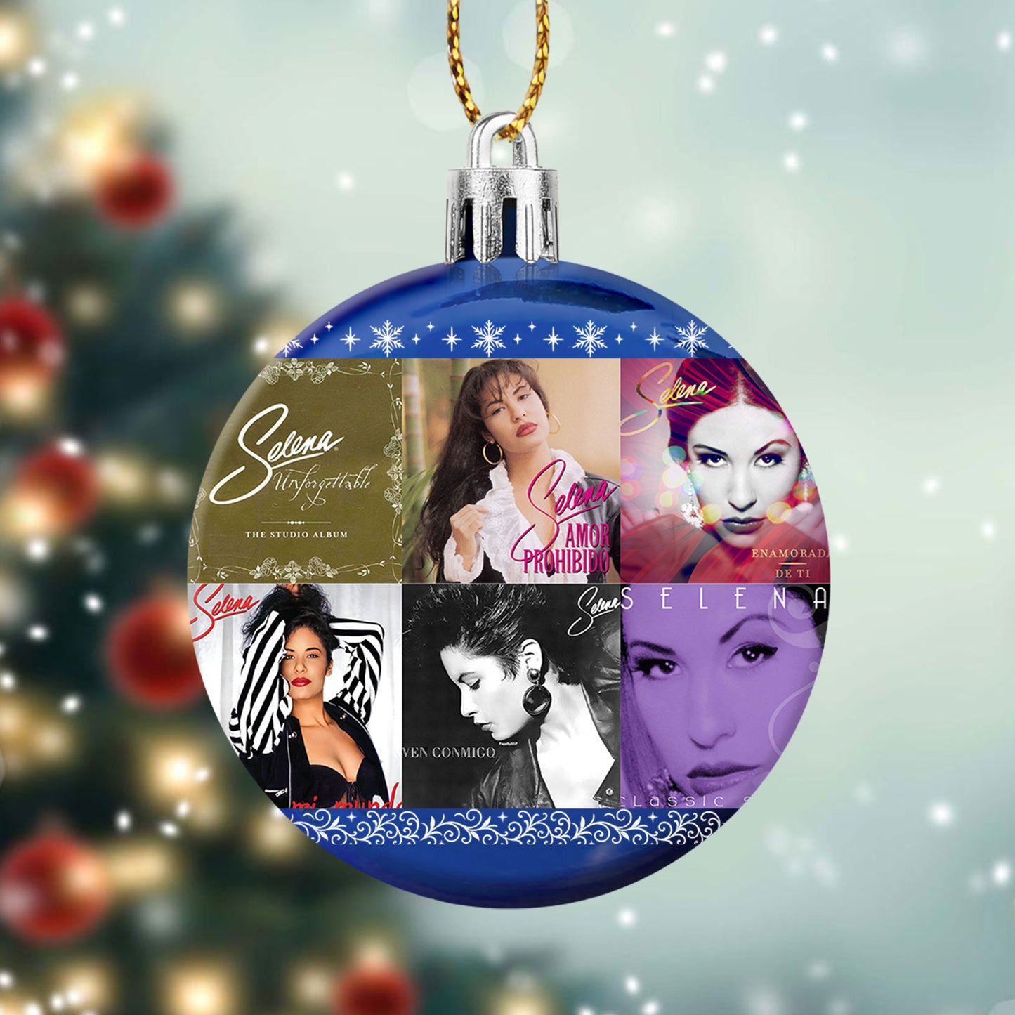 Selena Ball Ornament – A Heartfelt Christmas Gift for True Fans