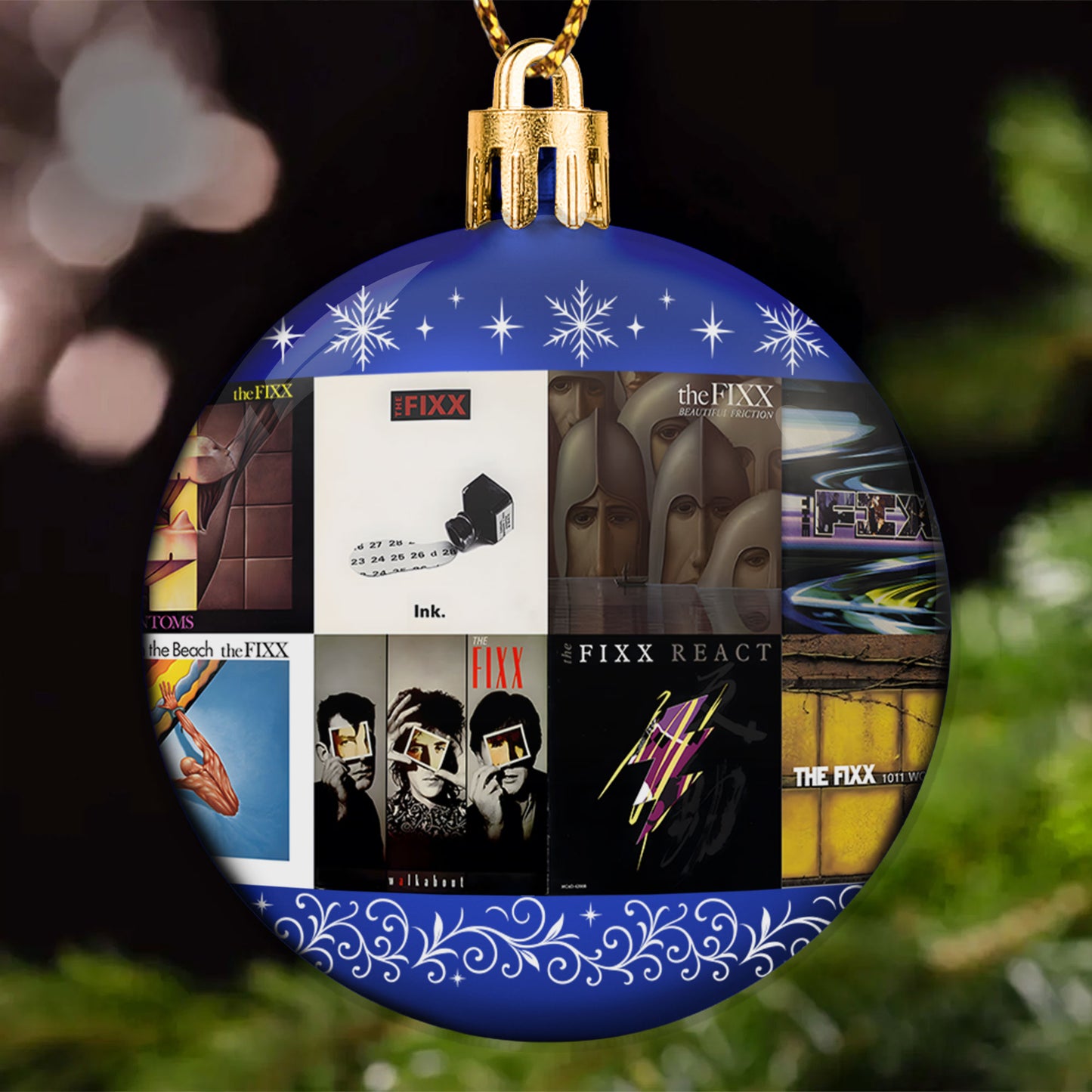 The Fixx Ball Ornament – A Retro Christmas Gift for True Music Fans