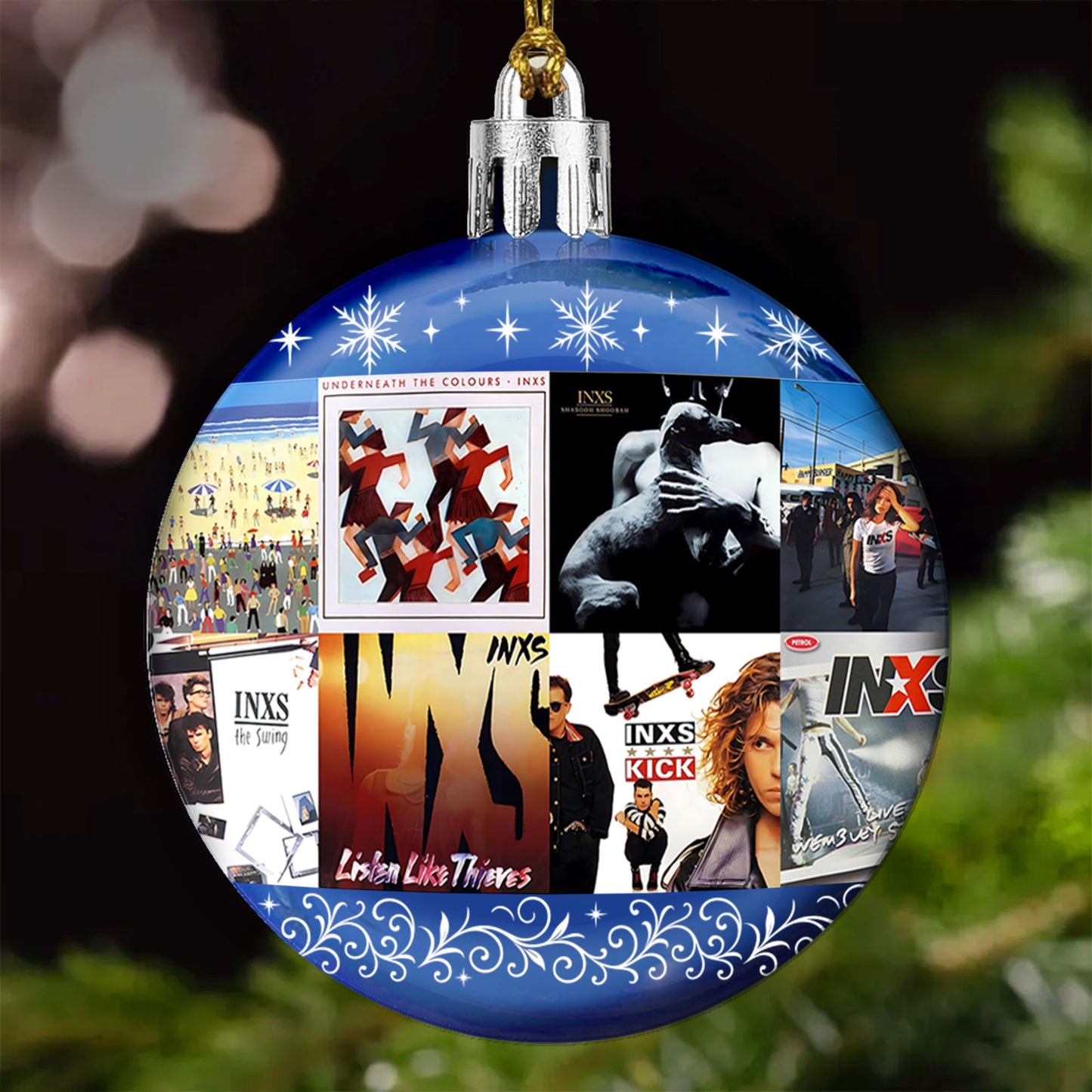 INXS Ball Ornament – Celebrate the Sound of Iconic Rock Energy