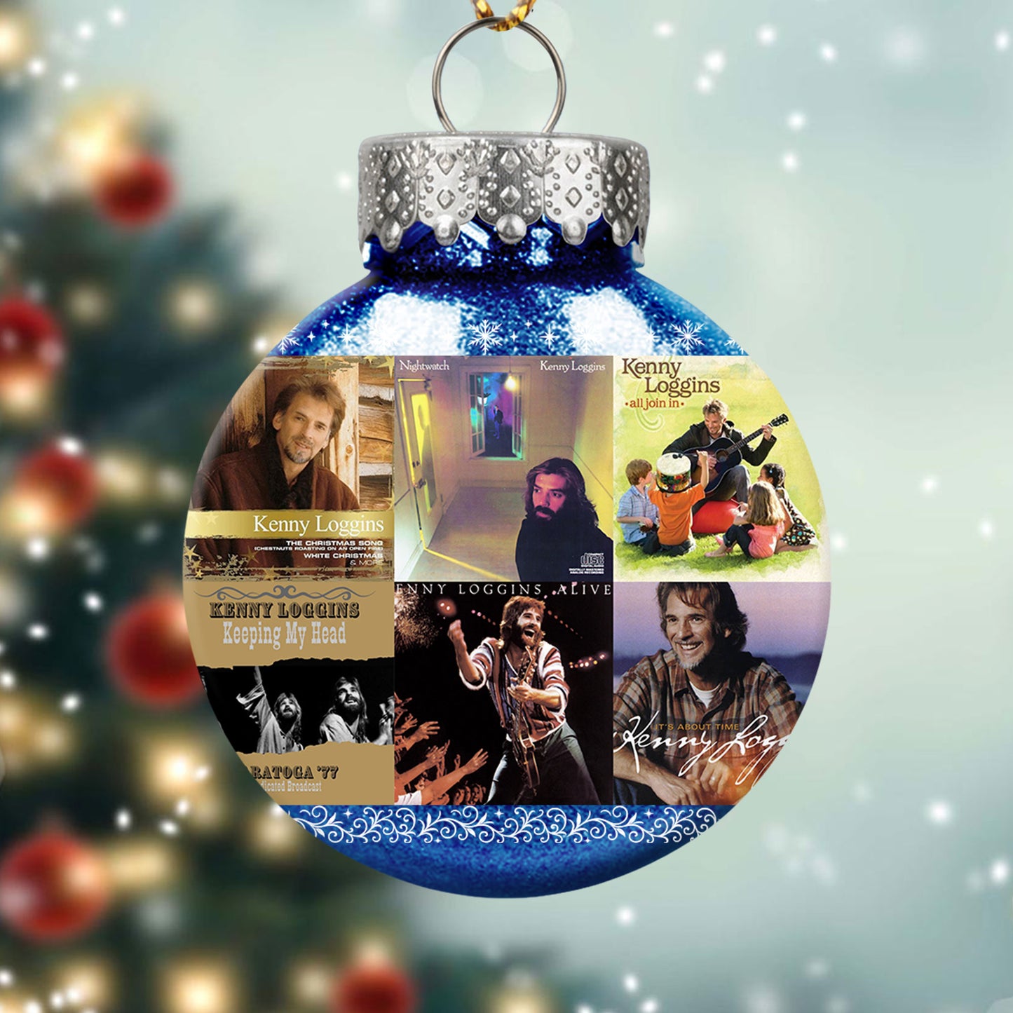 Kenny Loggins Ball Ornament – A Heartwarming Christmas Gift for Music Lovers