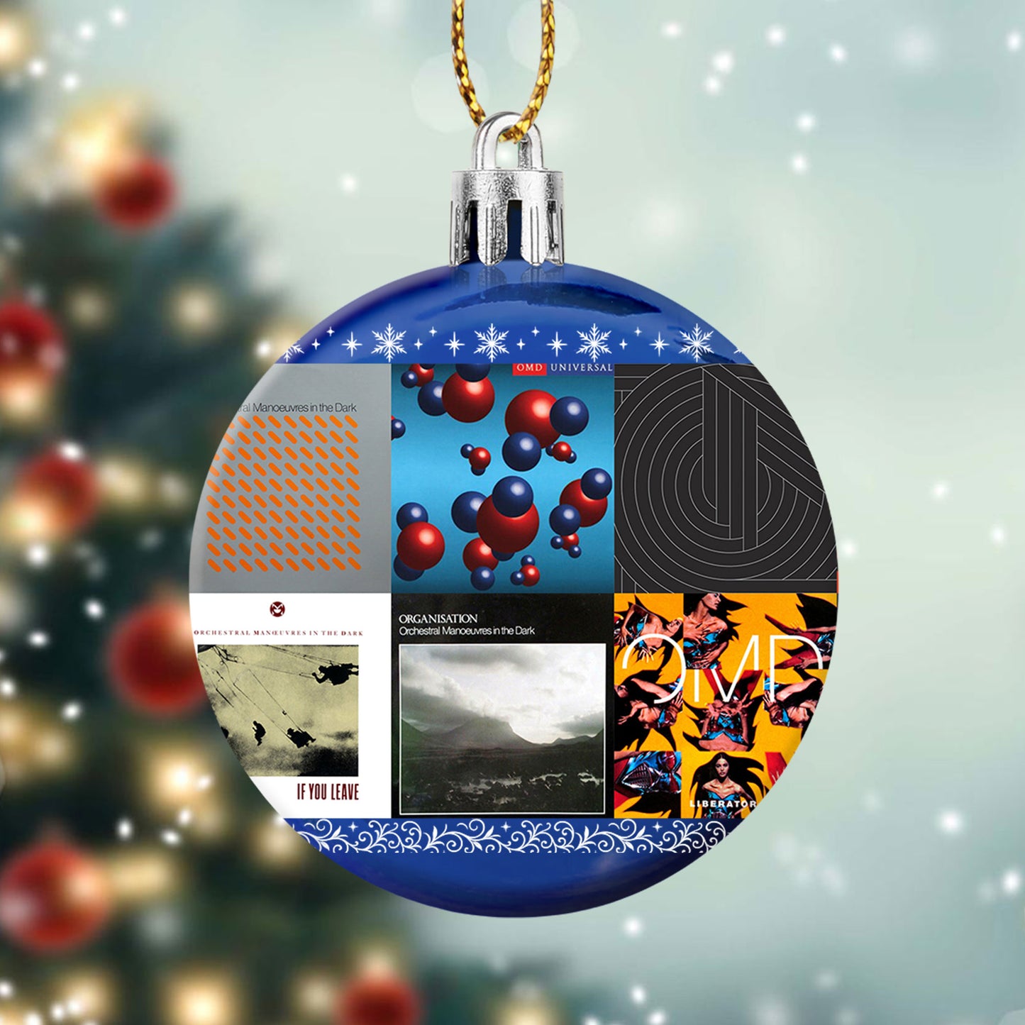 OMD Ball Ornament – A Perfect Christmas Gift for Synthpop Lovers