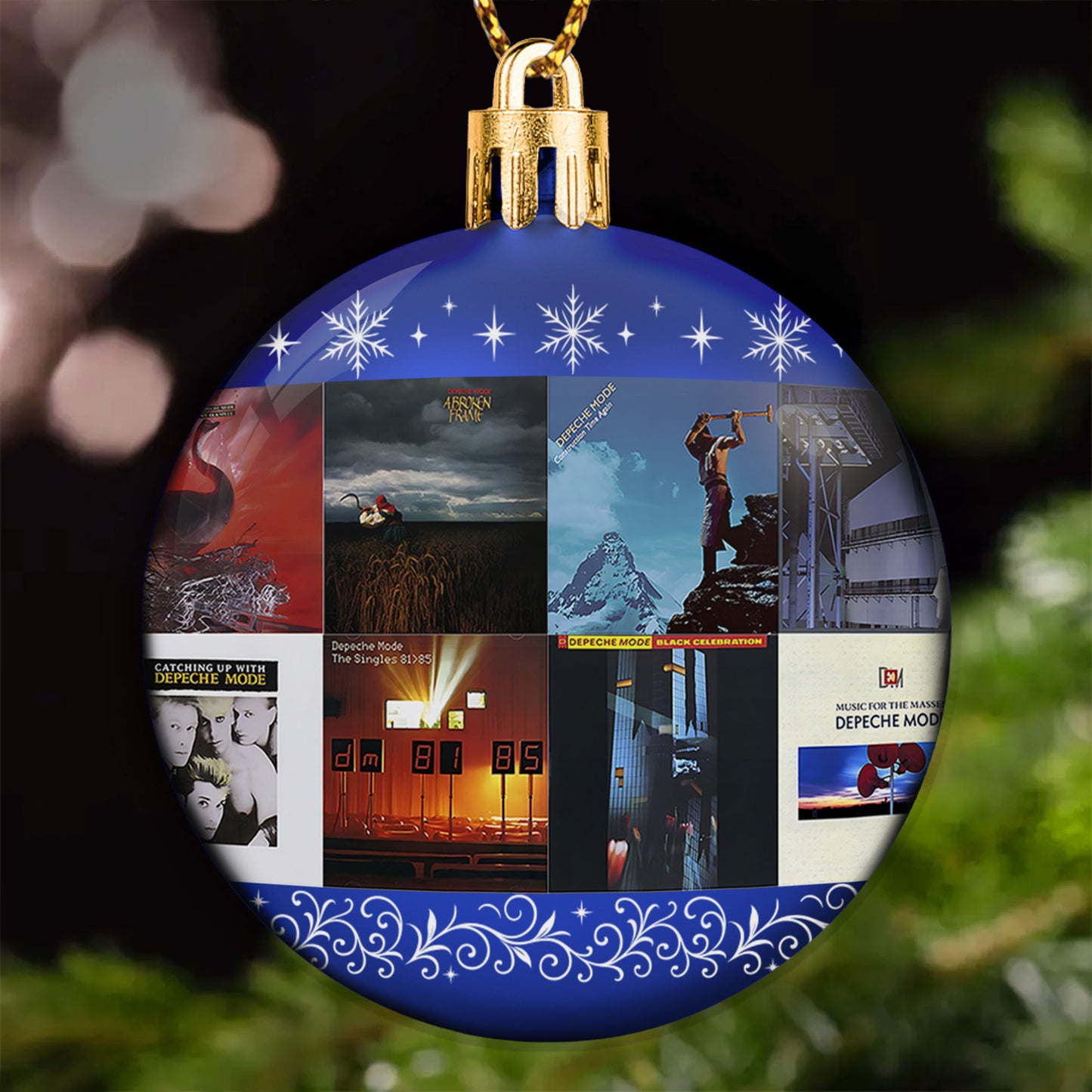Nine Inch Nails Ball Ornament – A Darkly Beautiful Tribute to Industrial Artistry