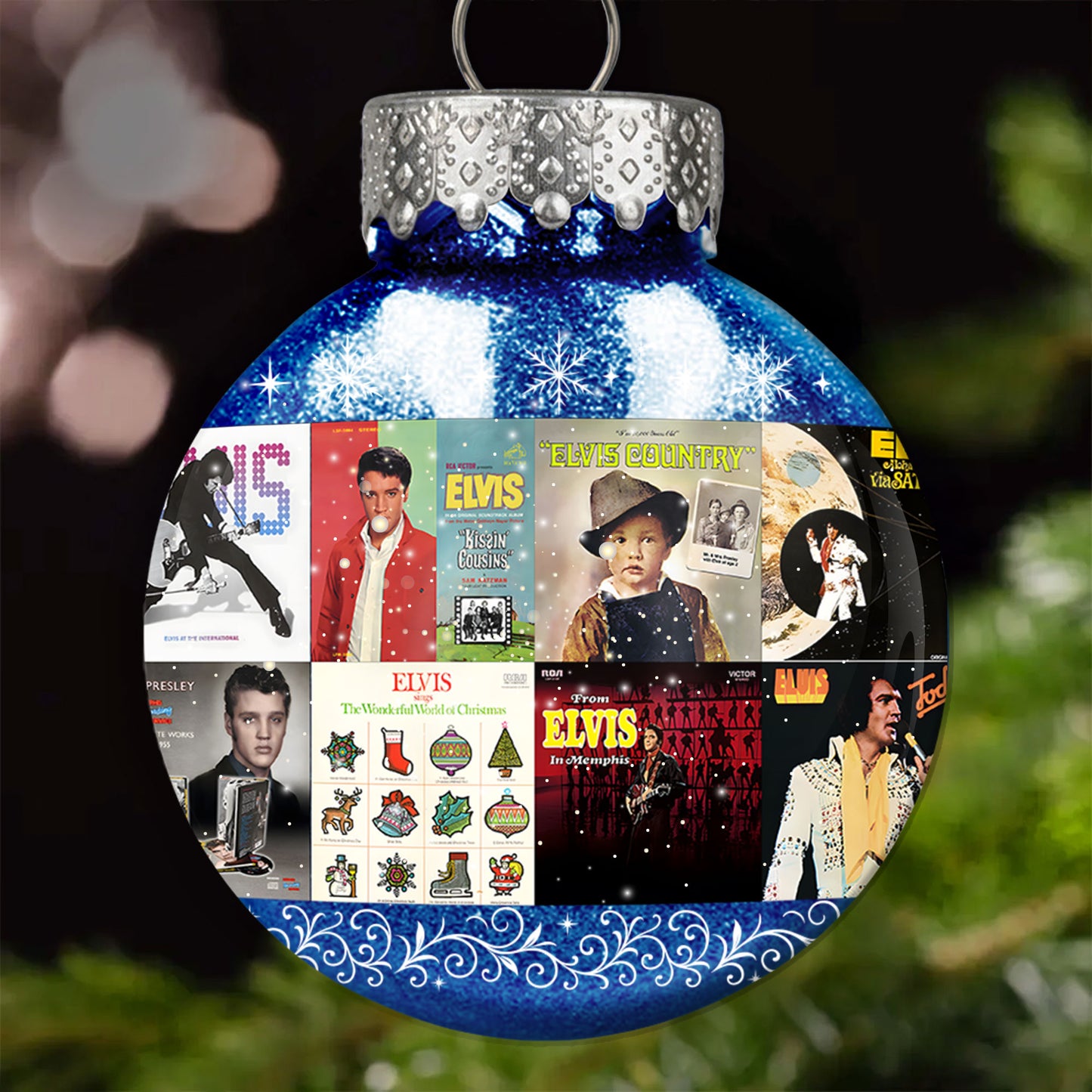 Elvis Presley Ball Ornament – A Rock ’n’ Roll Legend Wrapped in Holiday Spirit
