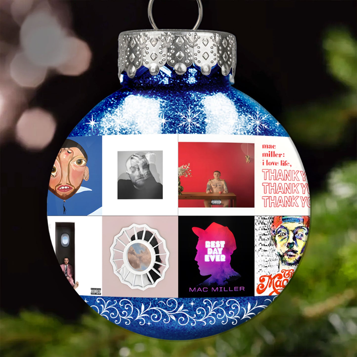 Mac Miller Ball Ornament – A Tribute to Timeless Vibes and Soulful Sound