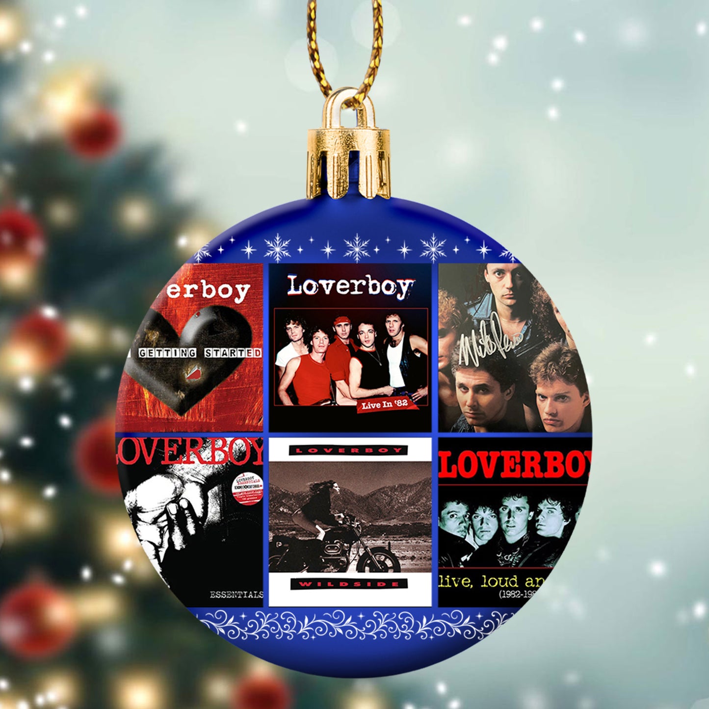 Loverboy Ball Ornament – Rock the Holidays with Classic 80s Energy