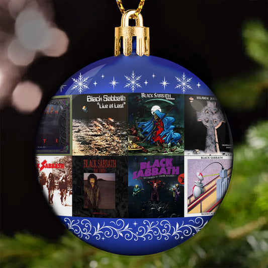 Black Sabbath Ball Ornament – Celebrate the Pioneers of Heavy Metal