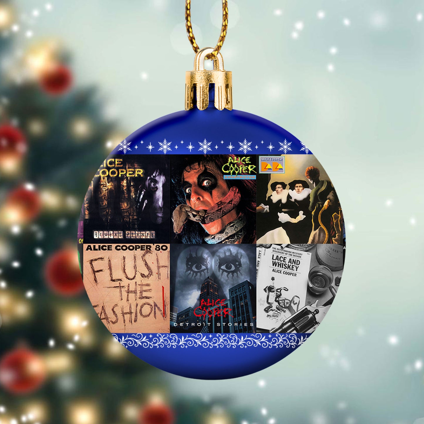 Alice Cooper Ball Ornament – Shock Rock Spirit for the Holidays