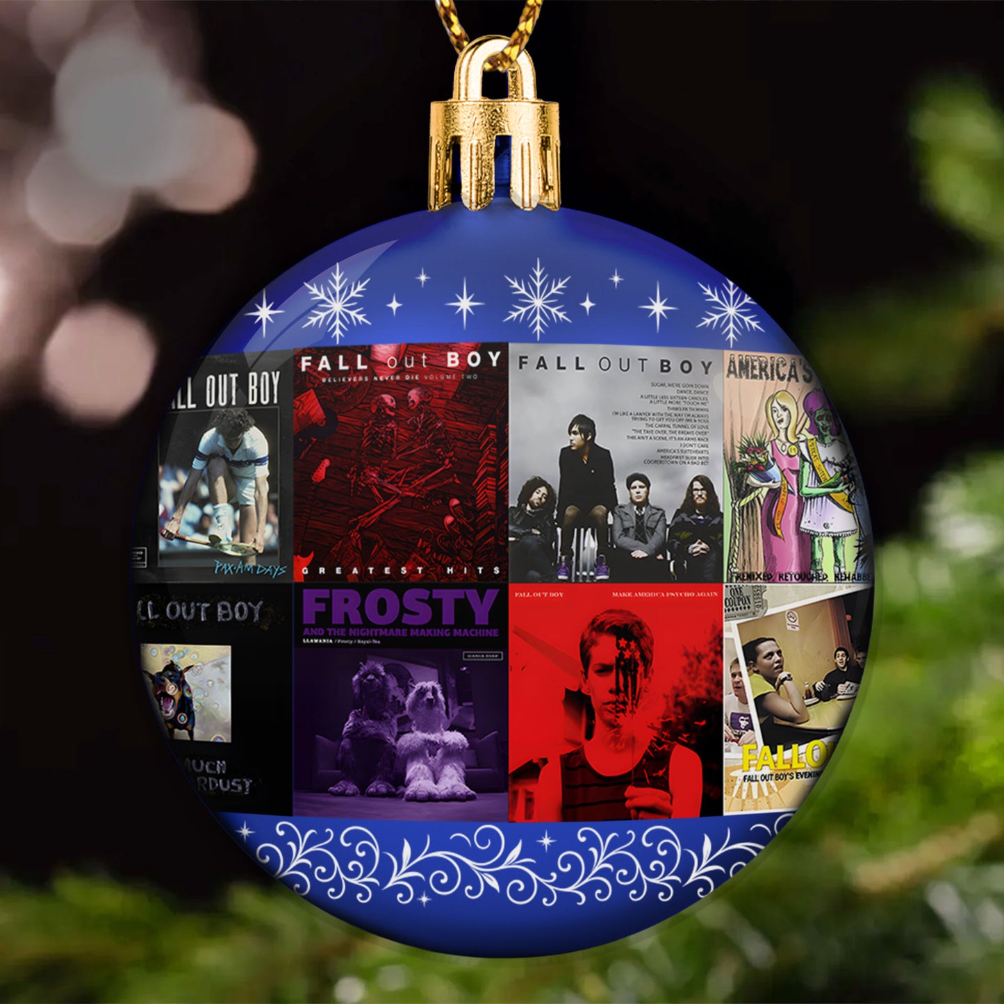 Fall Out Boy Ball Ornament – Pop Punk Energy Collection