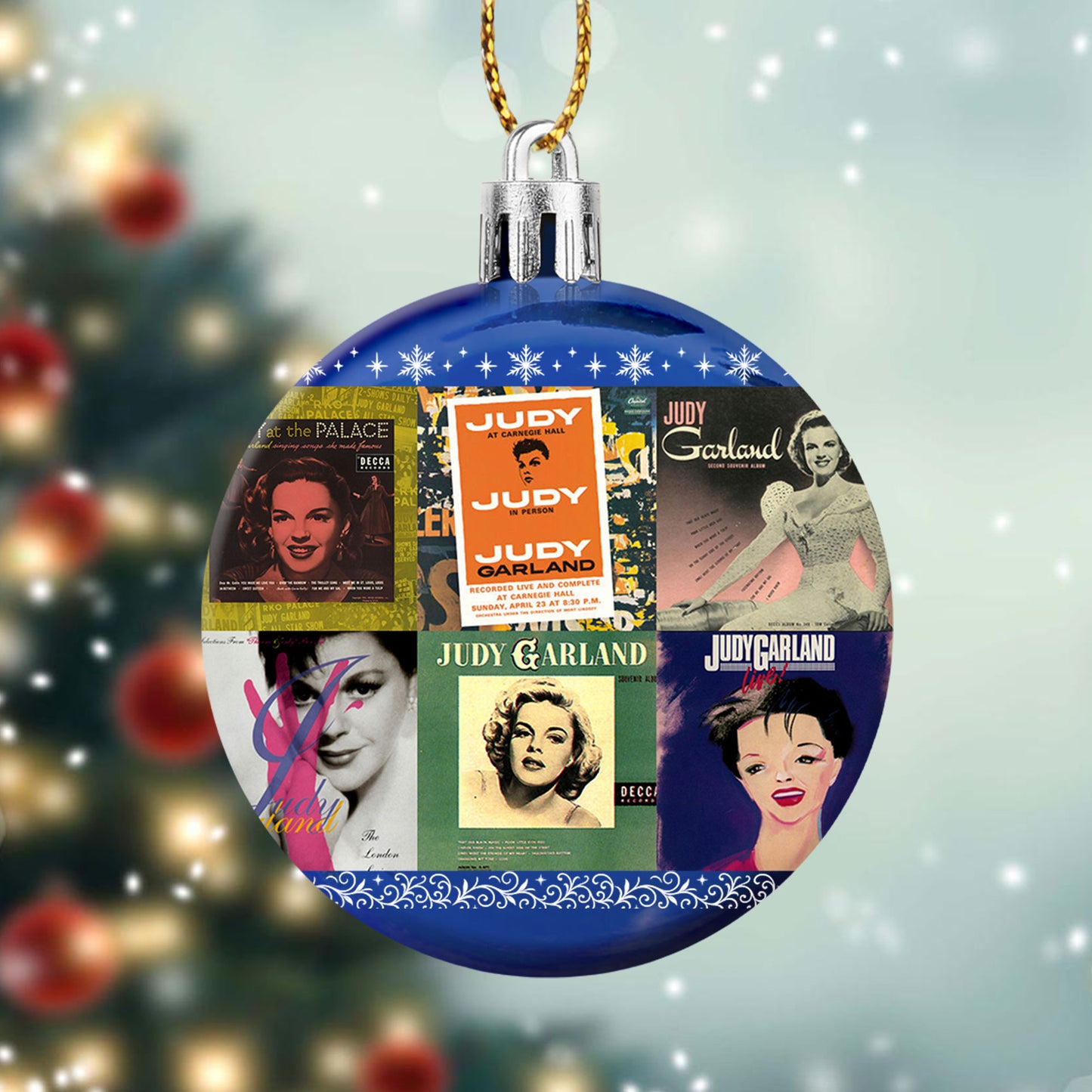 Judy Garland Ball Ornament – A Tribute to Timeless Hollywood Magic