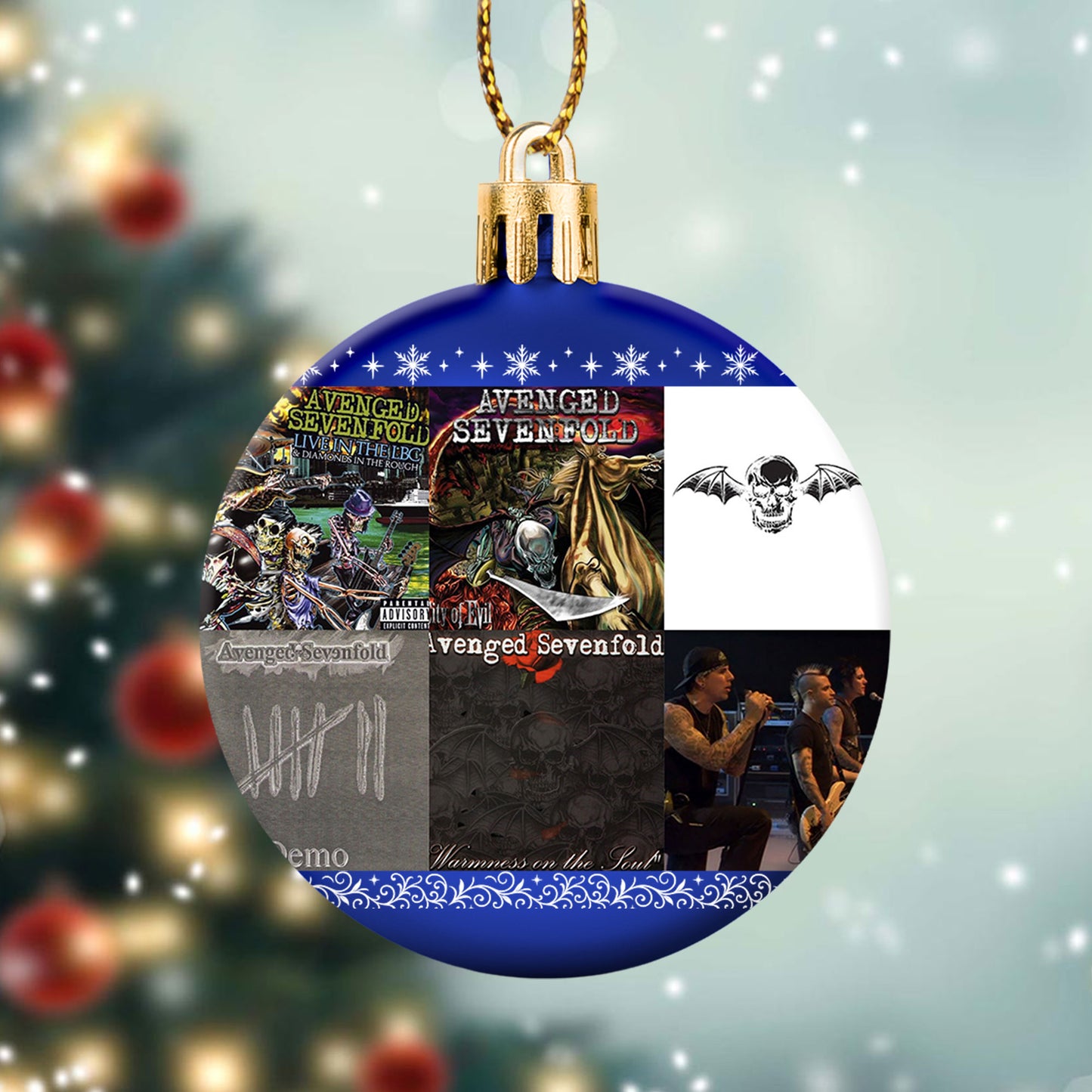 Avenged Sevenfold Ball Ornament – Metal Majesty for the Holidays