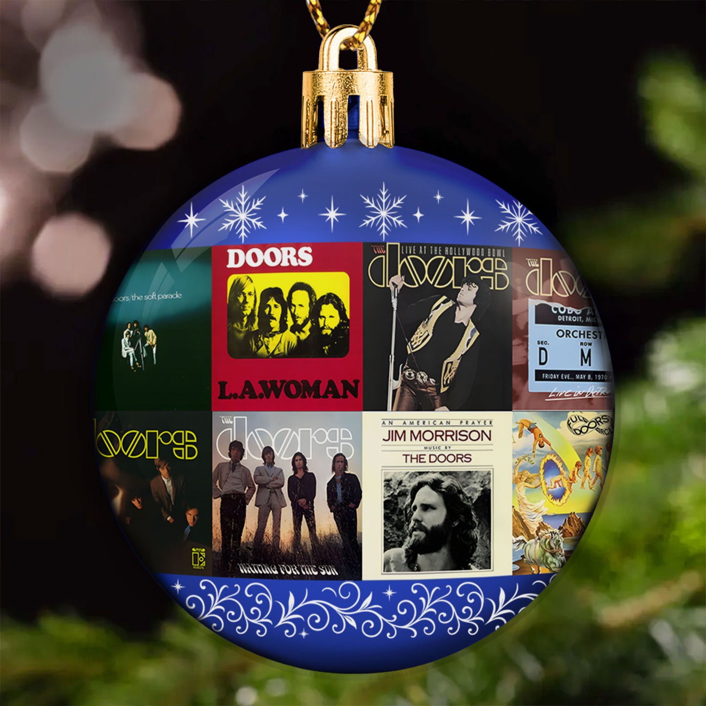 The Doors Ball Ornament – A Psychedelic Tribute to Timeless Rock