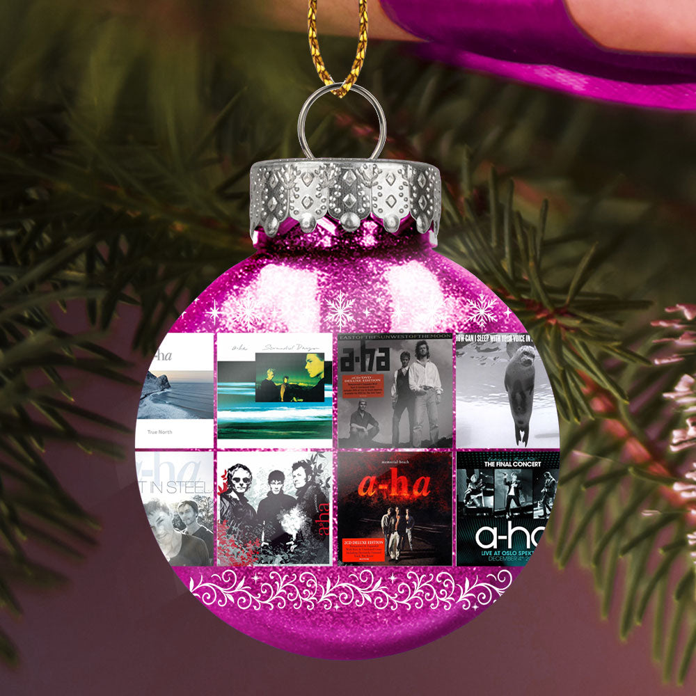 A-ha Ball Ornament – A Nostalgic Christmas Gift for Pop Lovers