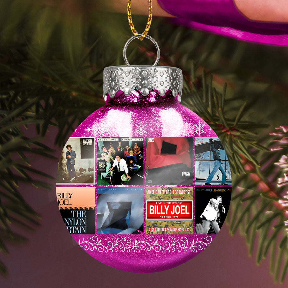Billy Joel Ball Ornament – A Piano Man’s Holiday Melody in Every Shine