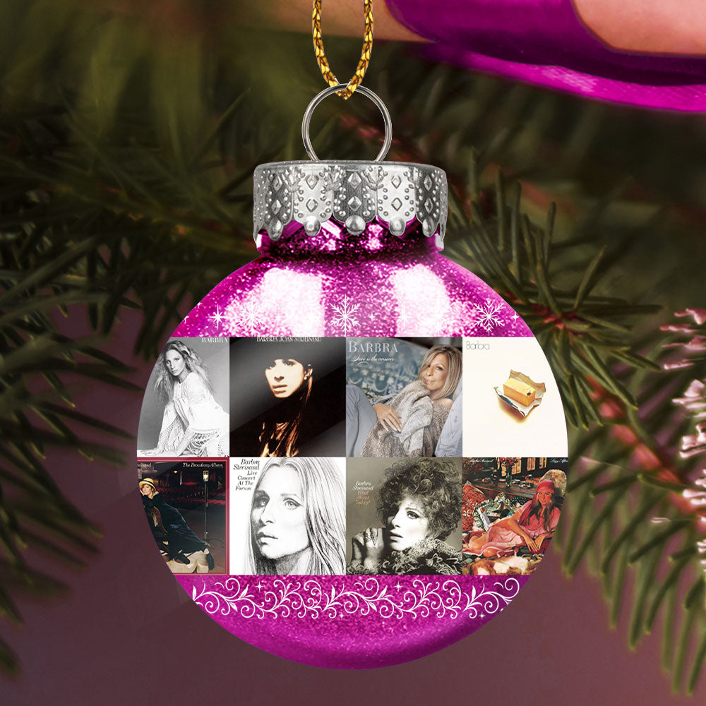 Barbra Streisand Ball Ornament – A Tribute to Timeless Elegance