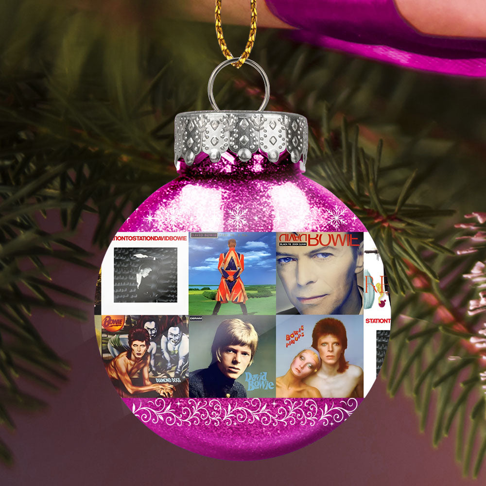 David Bowie Ball Ornament – A Stardust Celebration of Art, Sound, and Cosmic Style