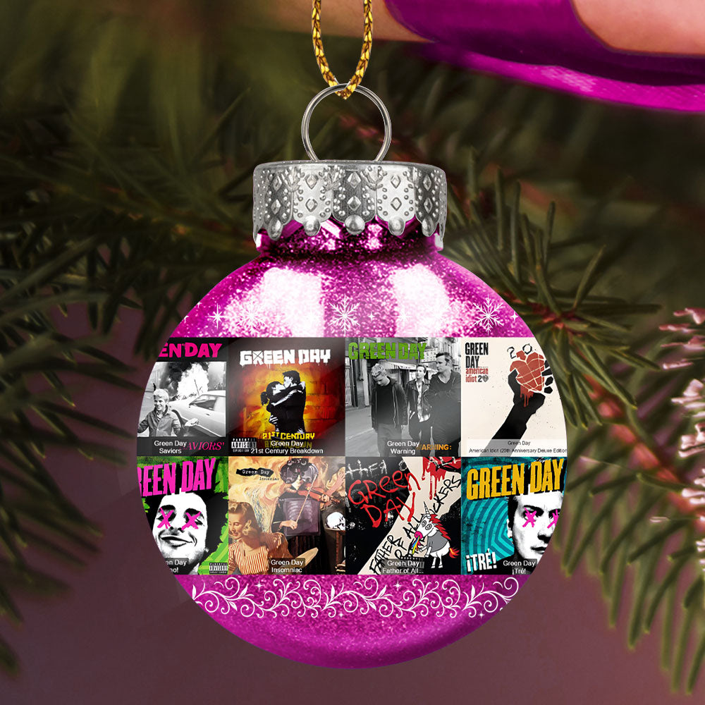 Green Day Ball Ornament – Rock the Holidays with Punk Spirit