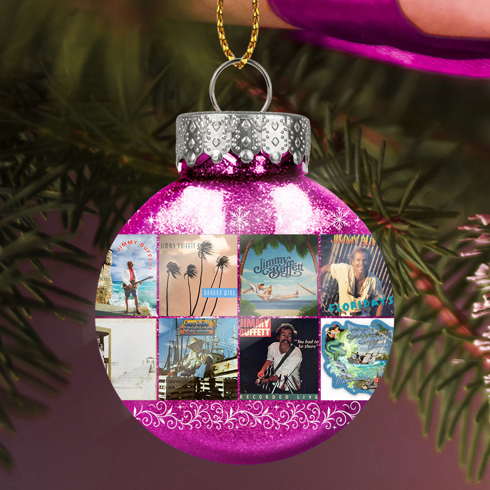 Jimmy Buffett Ball Ornament – A Tropical Holiday Tribute