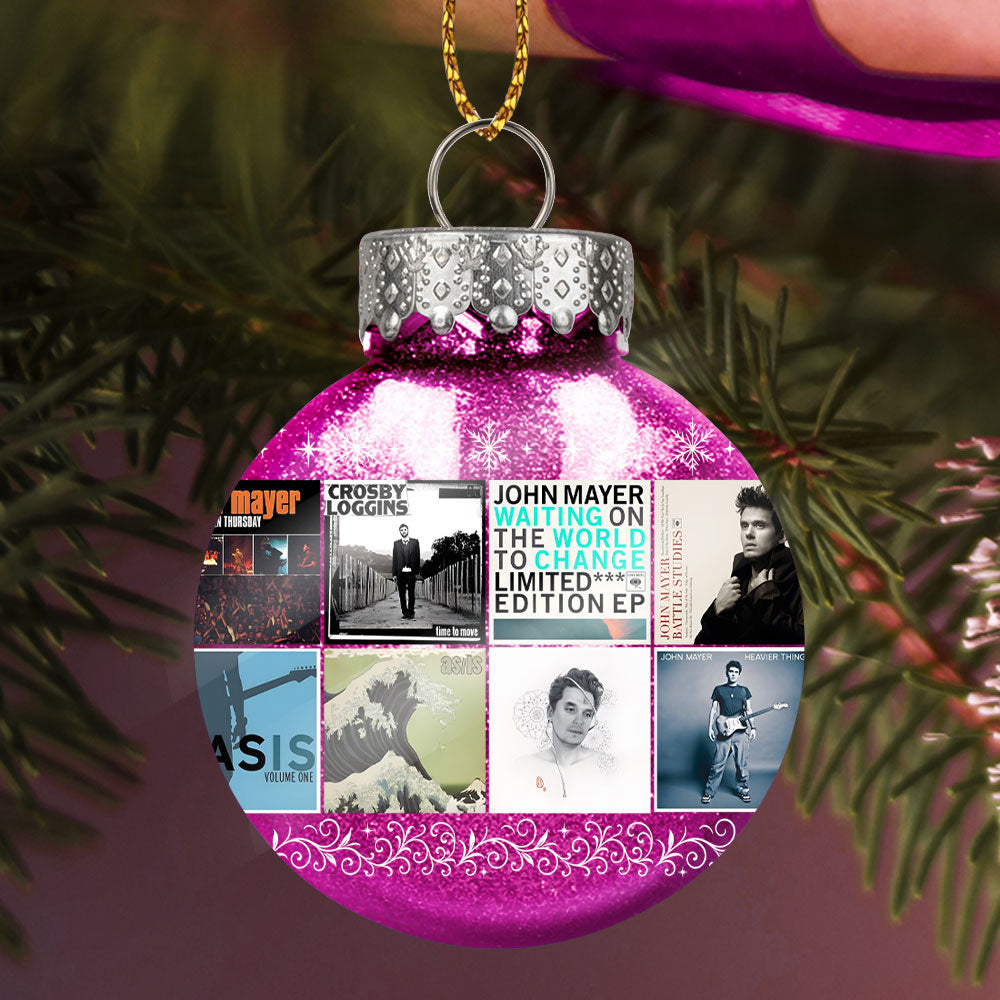 John Mayer Ball Ornament – A Touch of Soulful Elegance for Your Tree