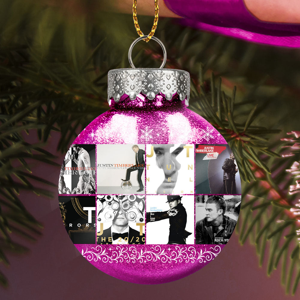 Justin Timberlake Ornament – A Sleek Touch of Pop Perfection