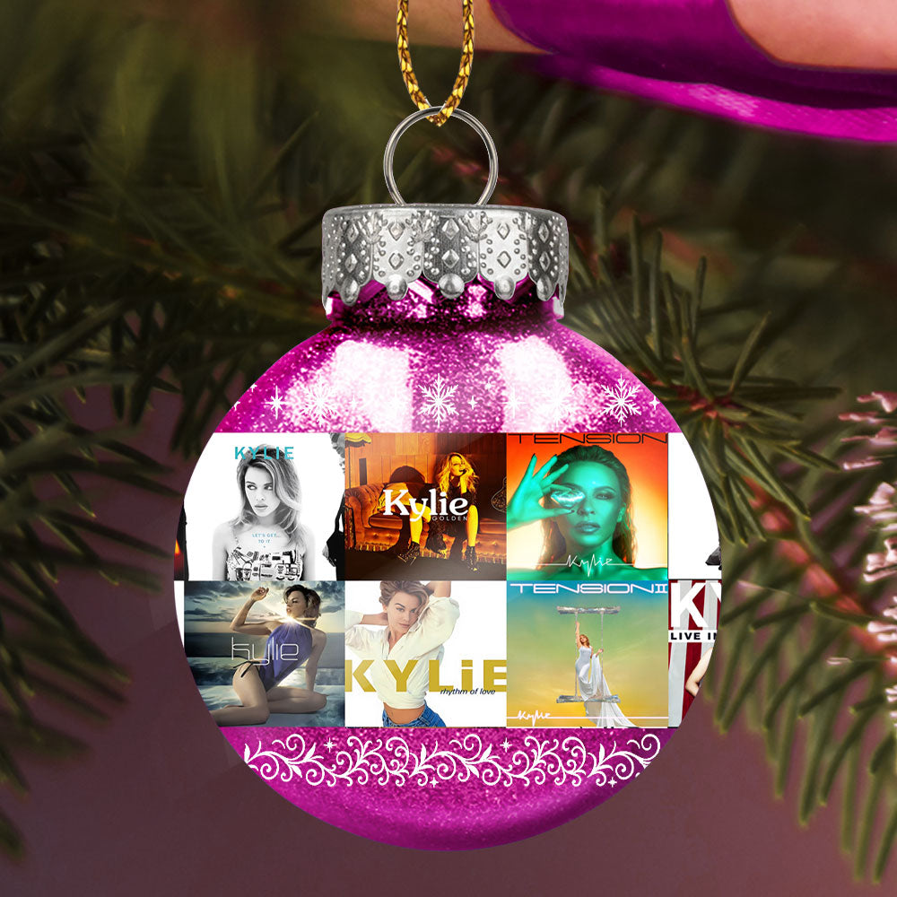 Kylie Minogue Ball Ornament – Sparkle Like a Pop Icon