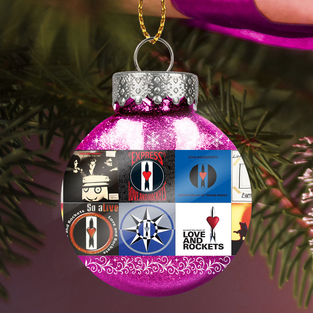 Love and Rockets Ornament – Alternative Spirit in Holiday Light