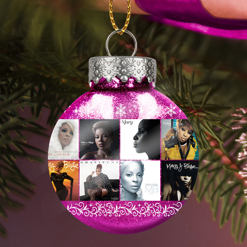 Mary J. Blige Ball Ornament – The Queen of Hip-Hop Soul
