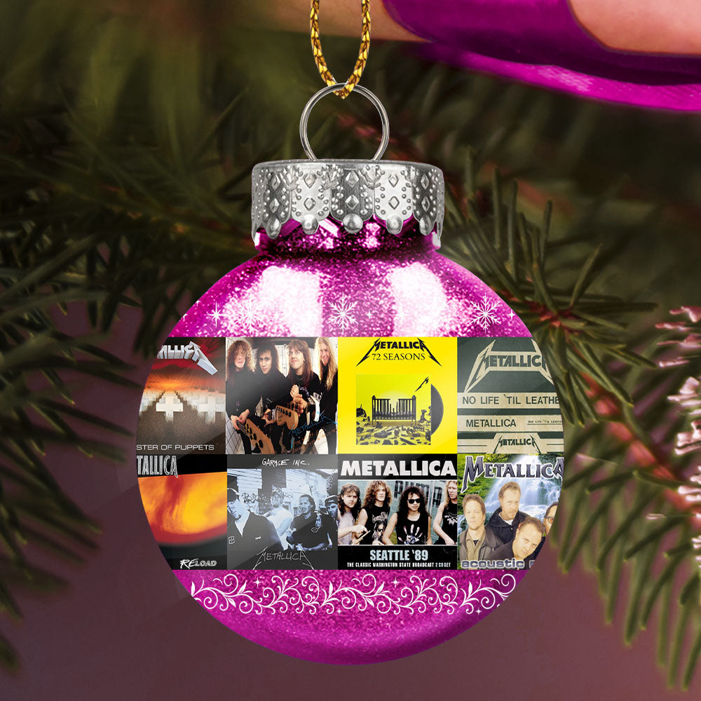 Metallica Ball Ornament – Thrash Legends Meet Holiday Power