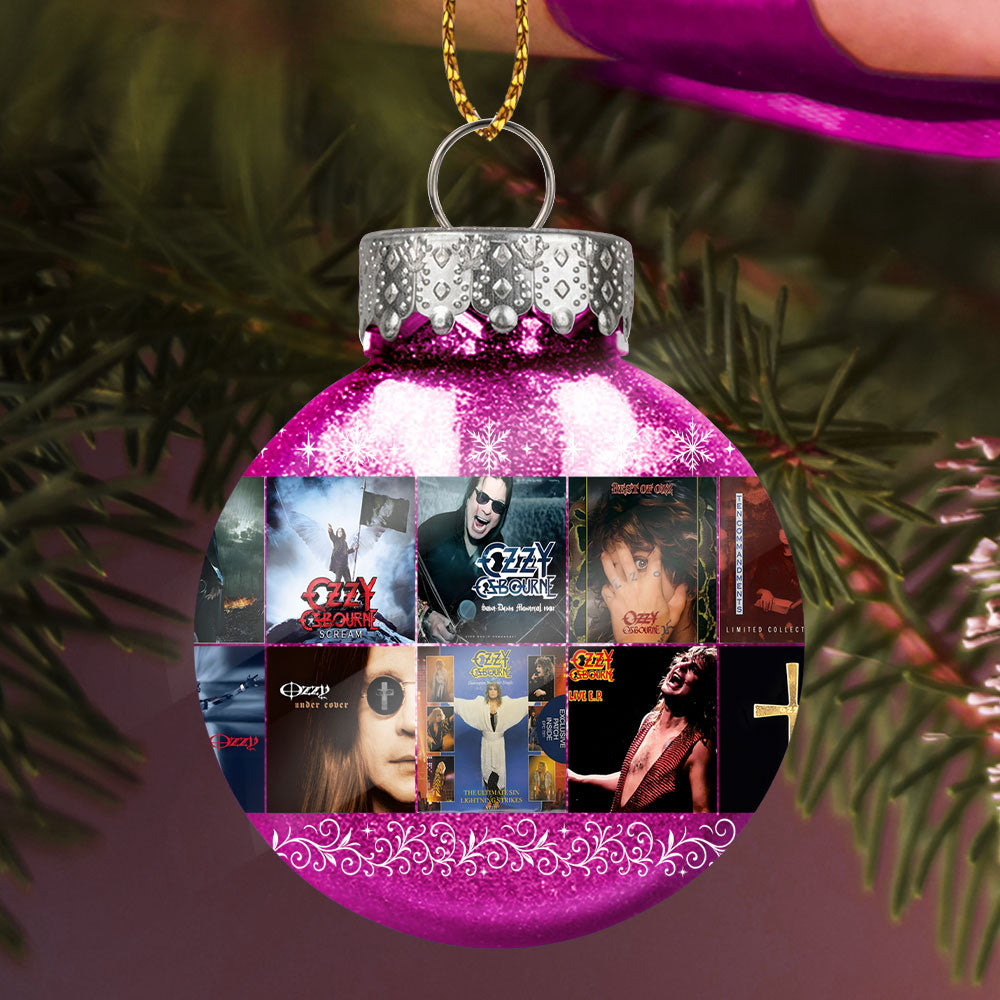 Ozzy Osbourne Ball Ornament – A Heavy Metal Holiday Tribute to the Prince of Darkness