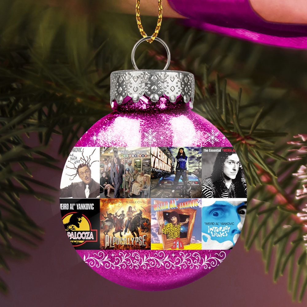 Weird Al Yankovic Ornament – A Hilarious Twist for Your Holiday Tree