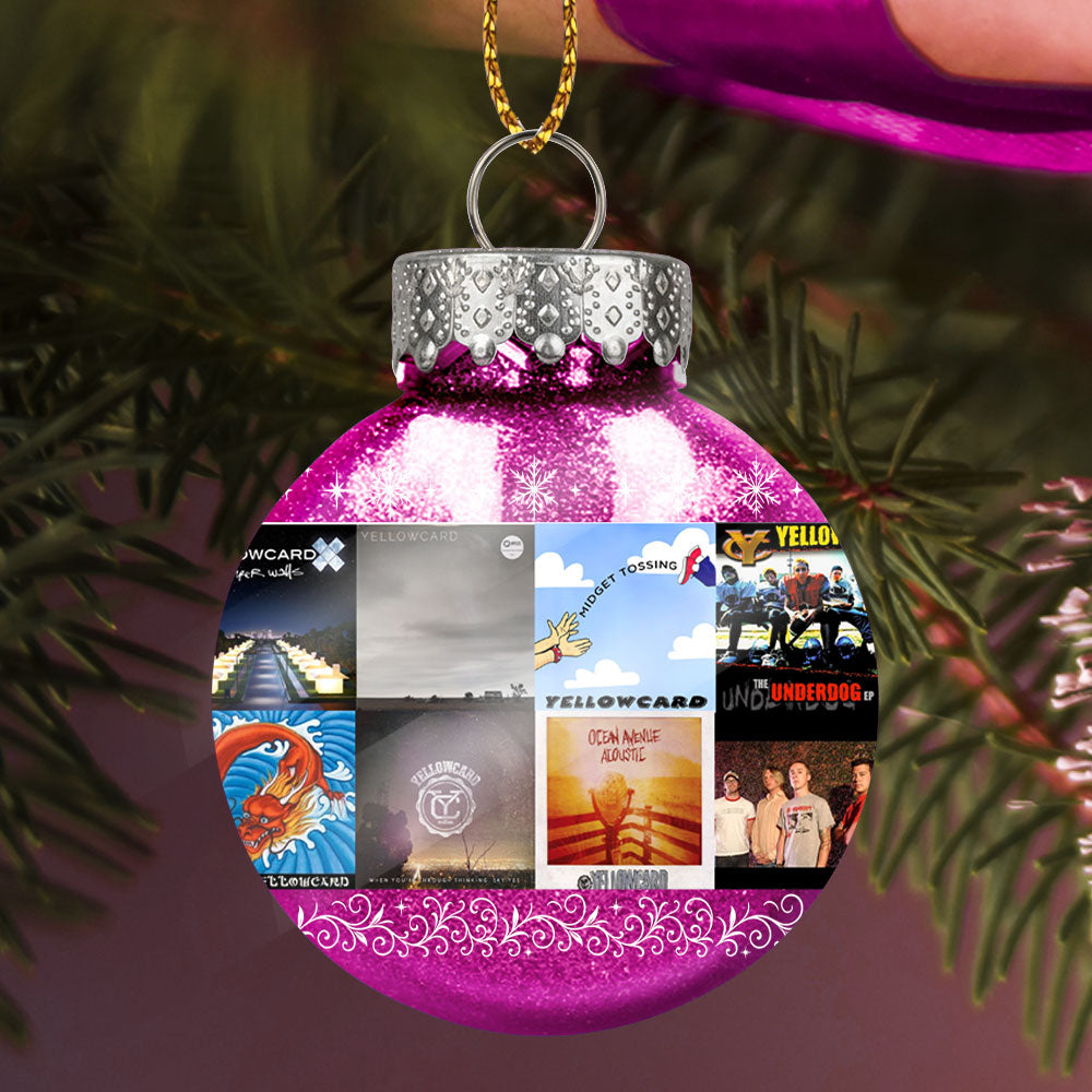 Yellowcard Ball Ornament – Pop-Punk Spirit for the Holidays