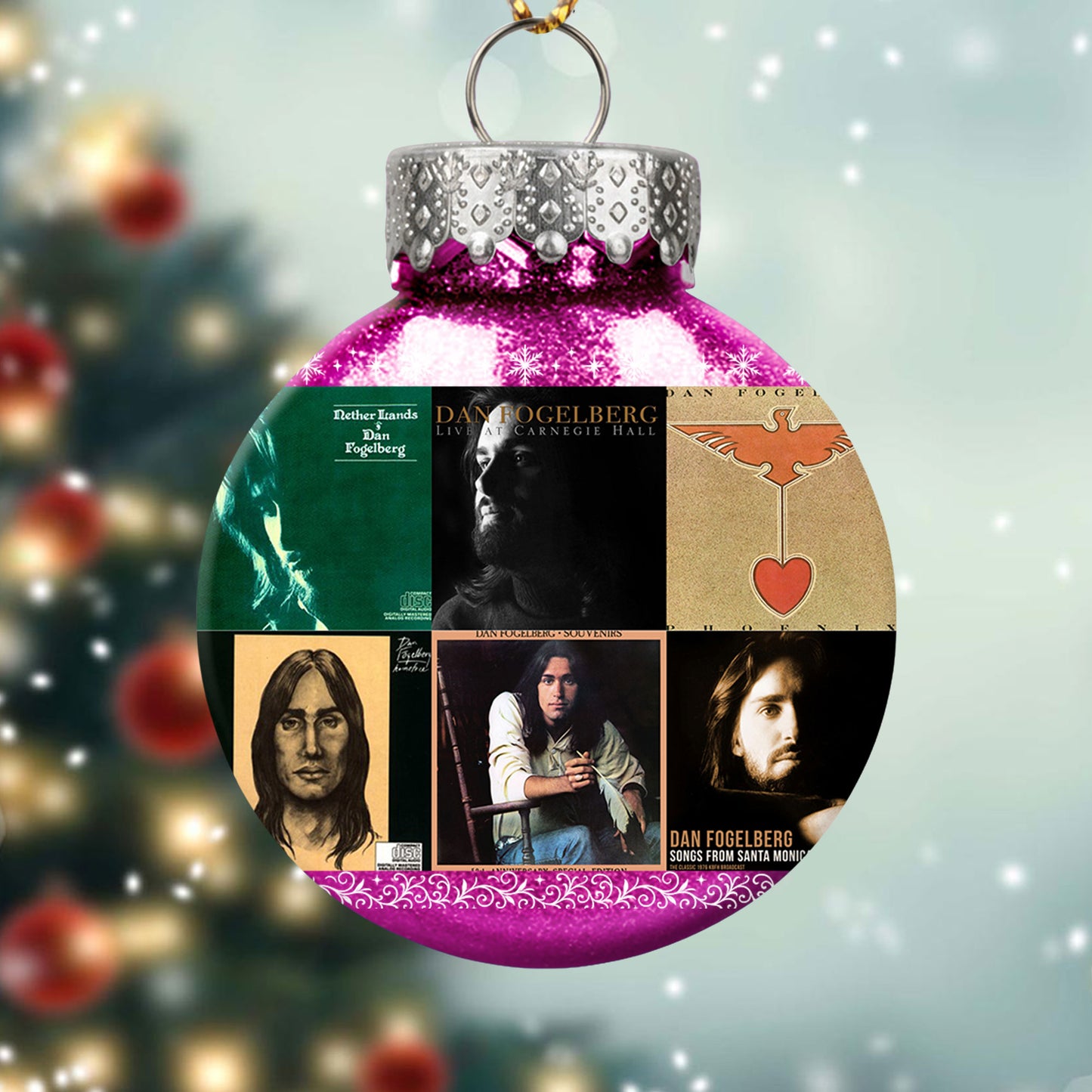 Dan Fogelberg Ball Ornament – Timeless Melodies for a Peaceful Christmas
