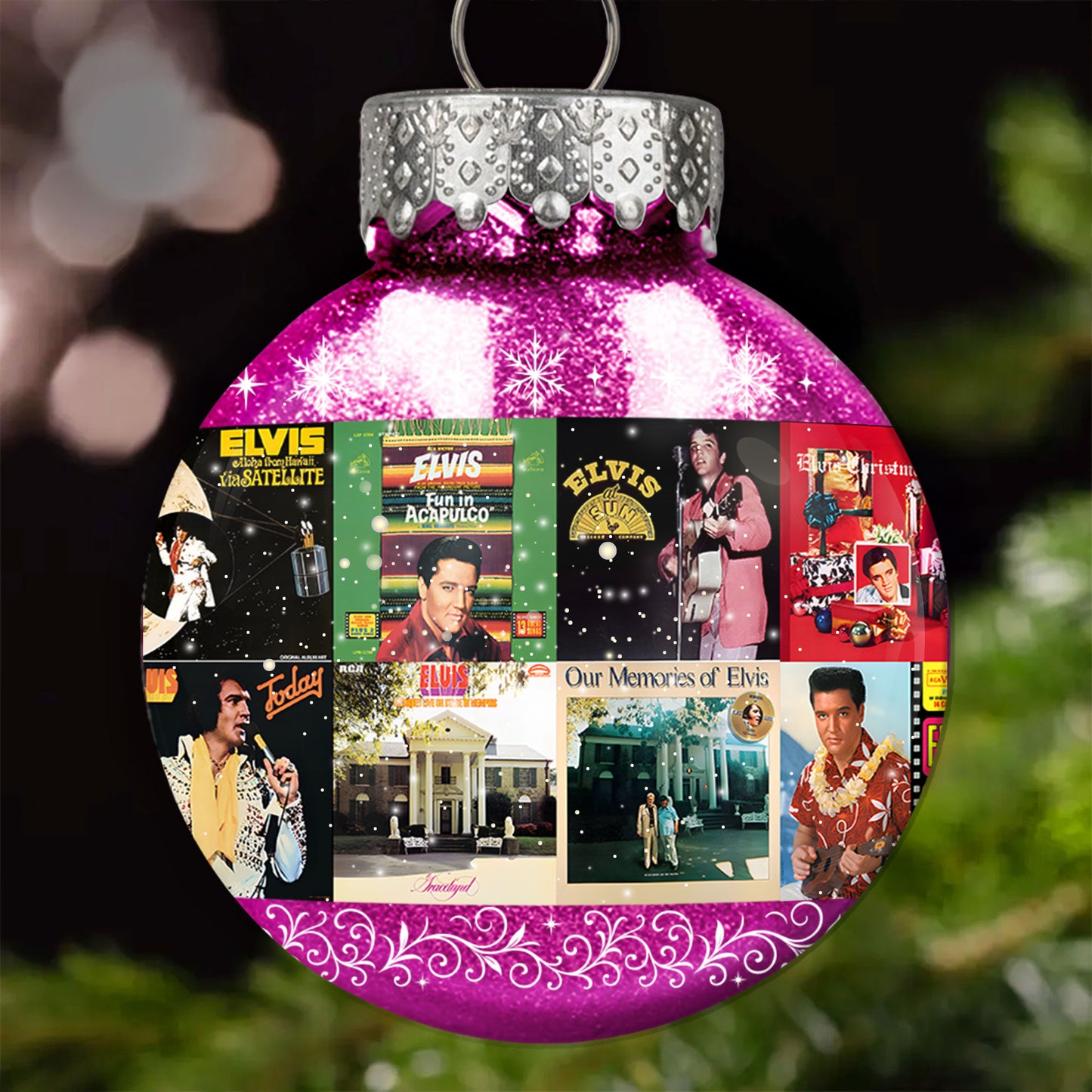 Elvis Presley Ball Ornament – A Rock ’n’ Roll Legend Wrapped in Holiday Spirit