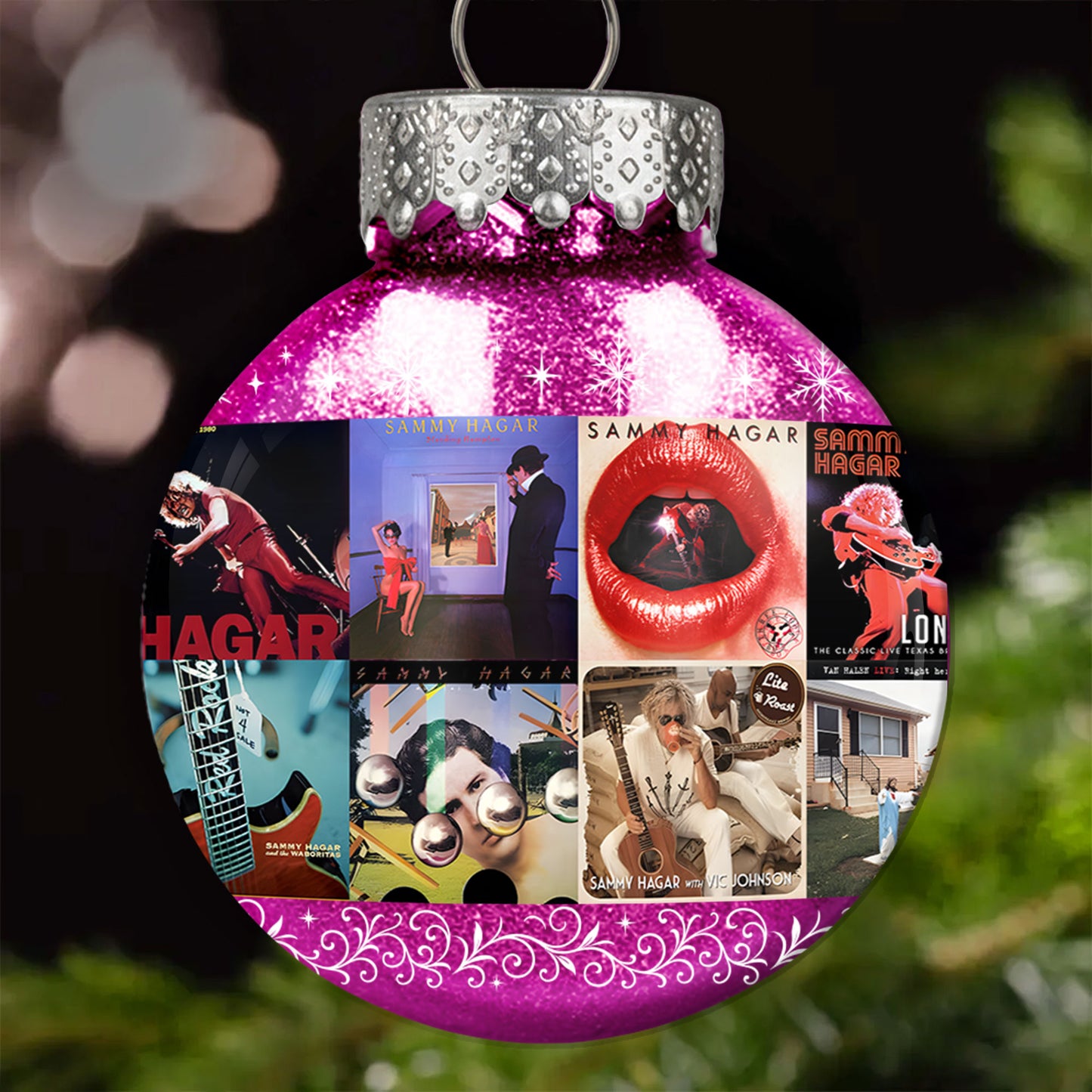 Sammy Hagar Ball Ornament – Rocking the Holidays with the Red Rocker Spirit