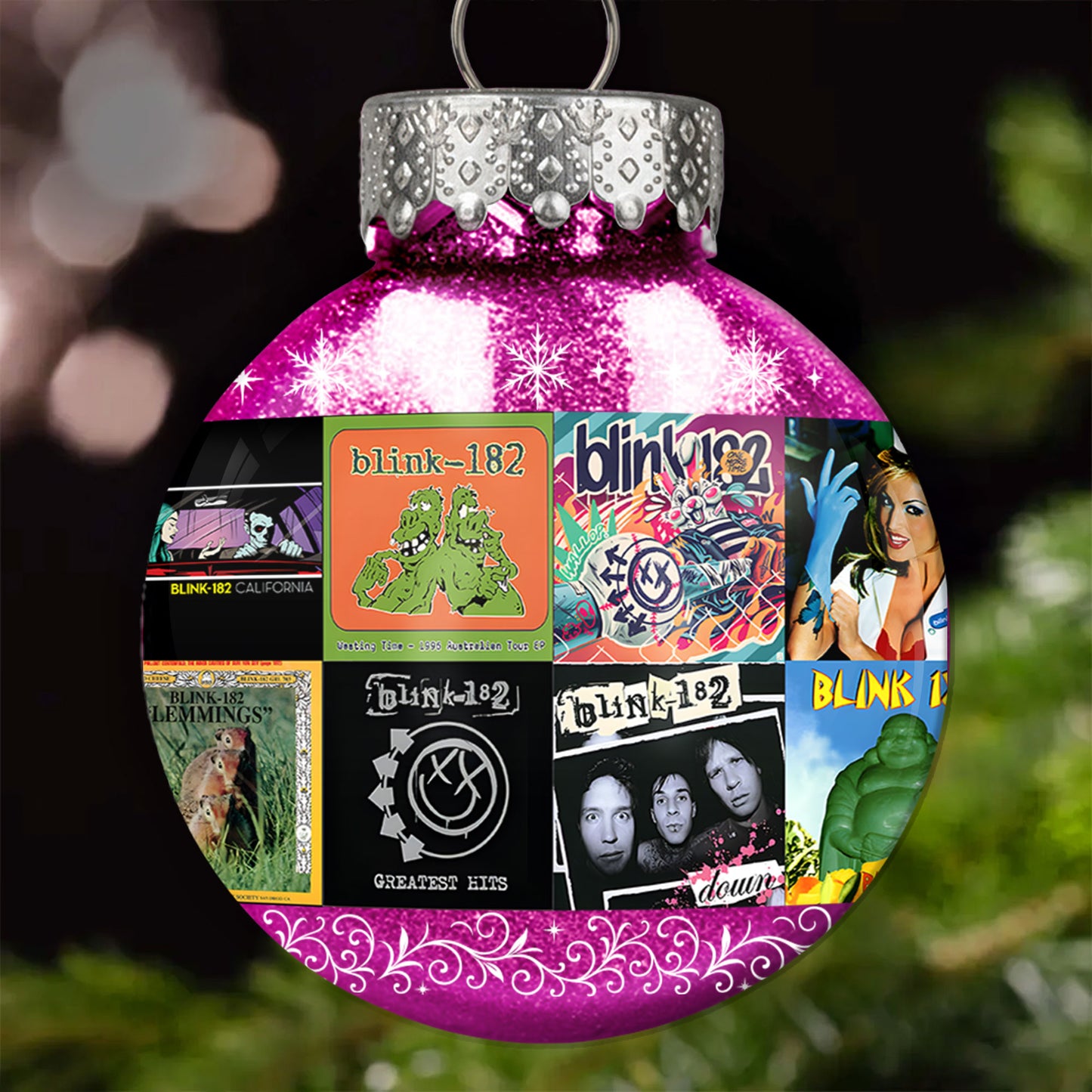 Blink-182 Ball Ornament – A Pop-Punk Holiday for the Young at Heart