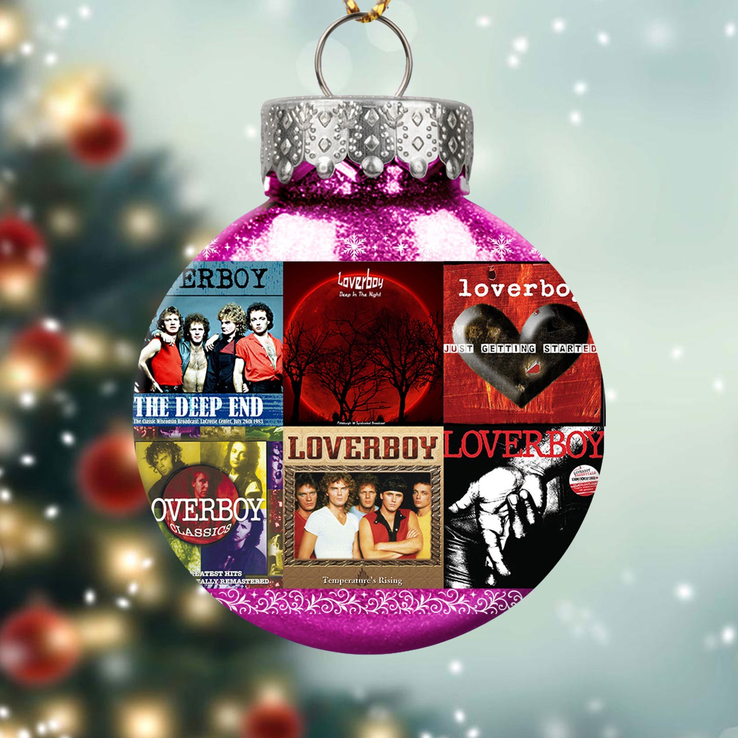 Loverboy Ball Ornament – Classic Rock Passion