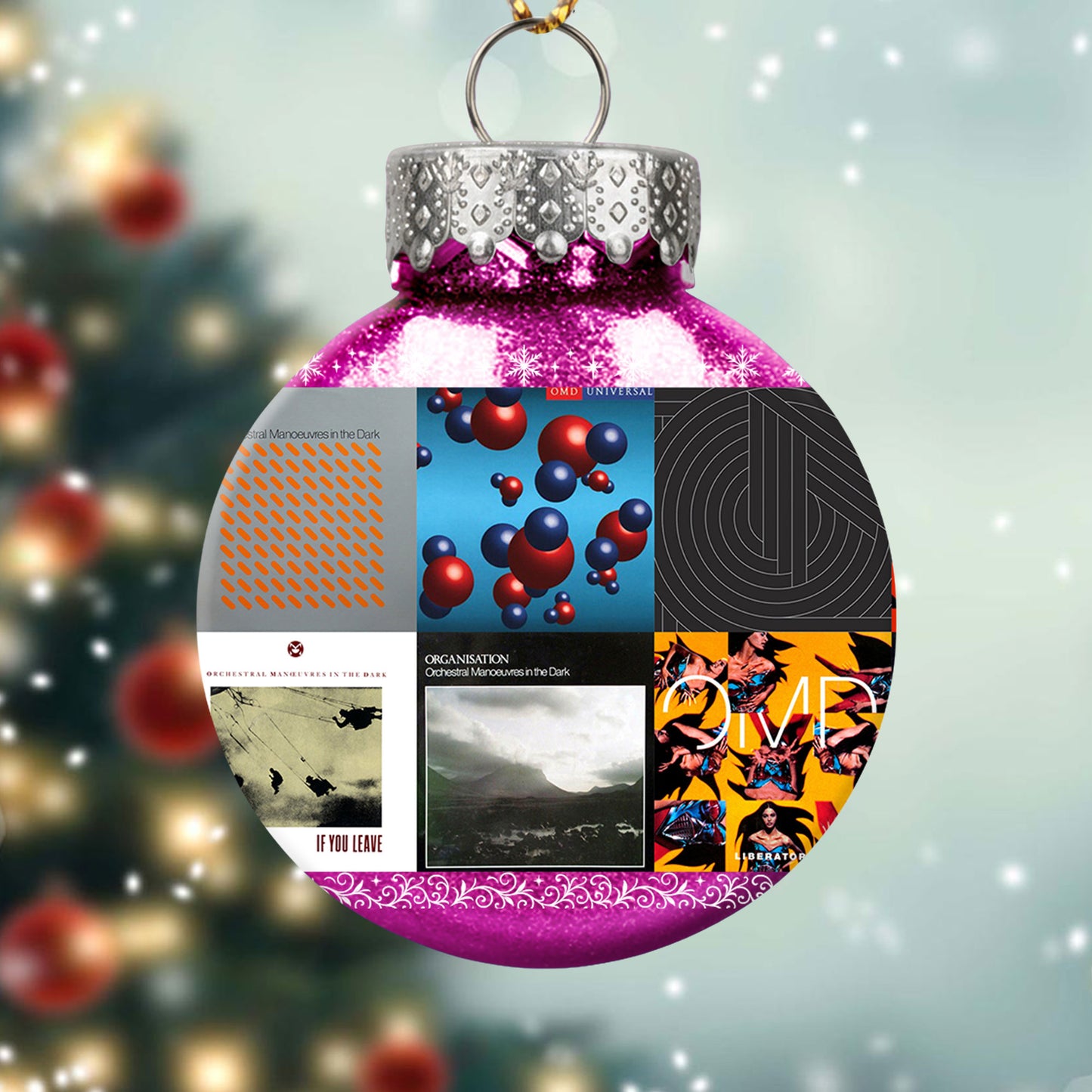 OMD Ball Ornament – A Perfect Christmas Gift for Synthpop Lovers
